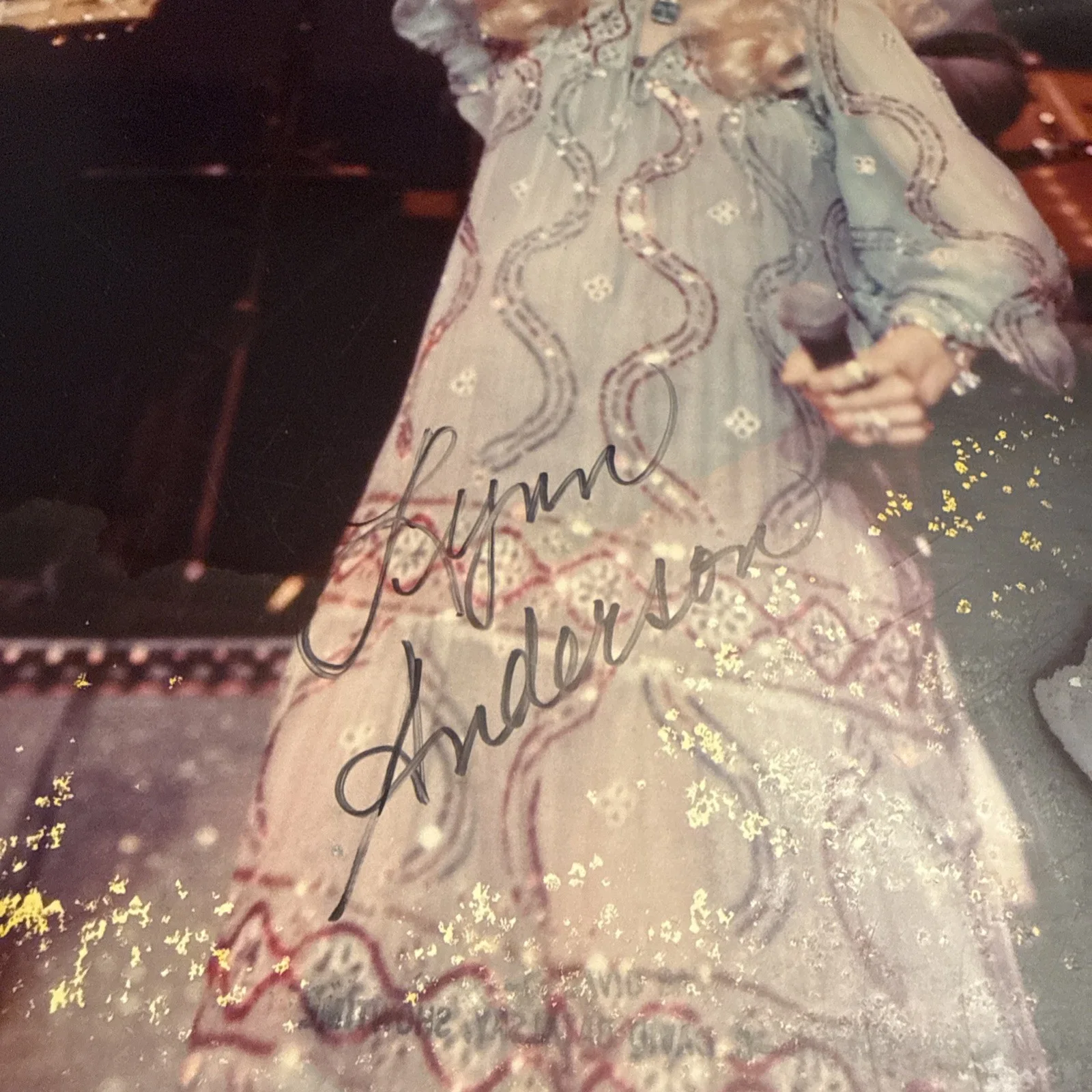 Lynn Anderson Autographed Photo Country Music Singer 14”x11” Box30, изображение 2