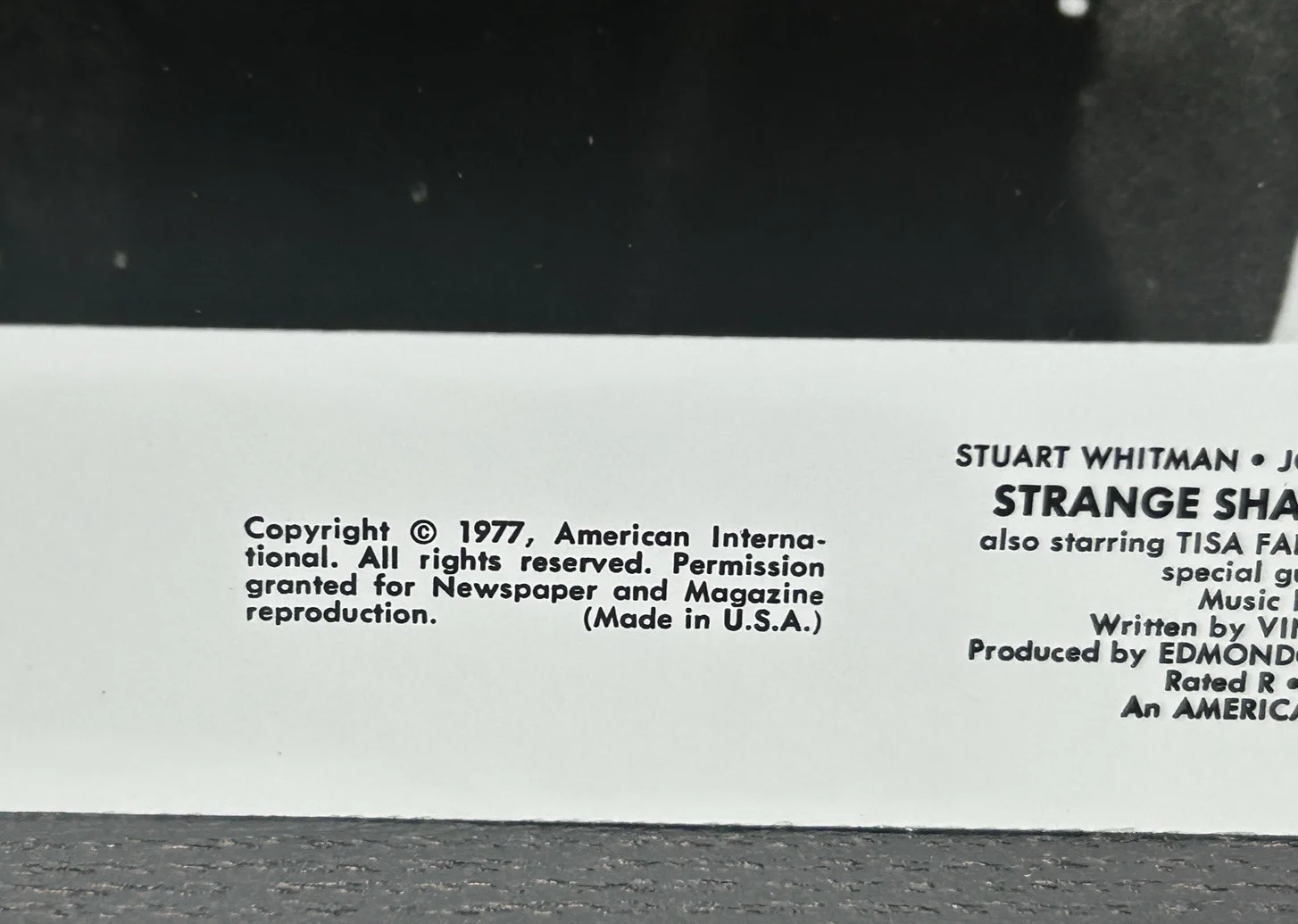 Stuart Whitman — STUART WHITMAN VINTAGE SIGNED PHOTO 1977 Original Autograph JSA Strange Shadows, изображение 4