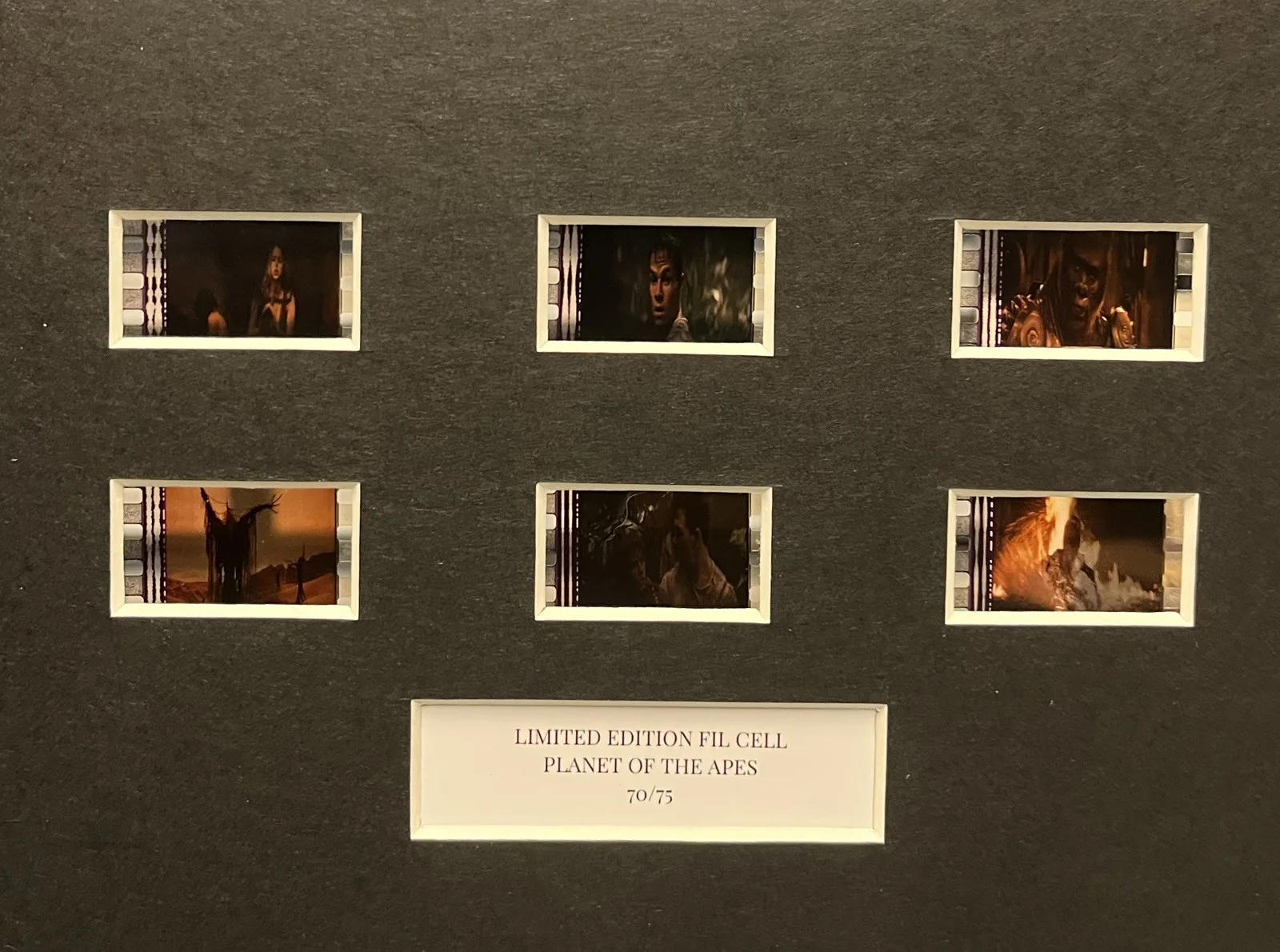 . PLANET OF THE APES . 35mm Film Cell Mounted Display, image 2