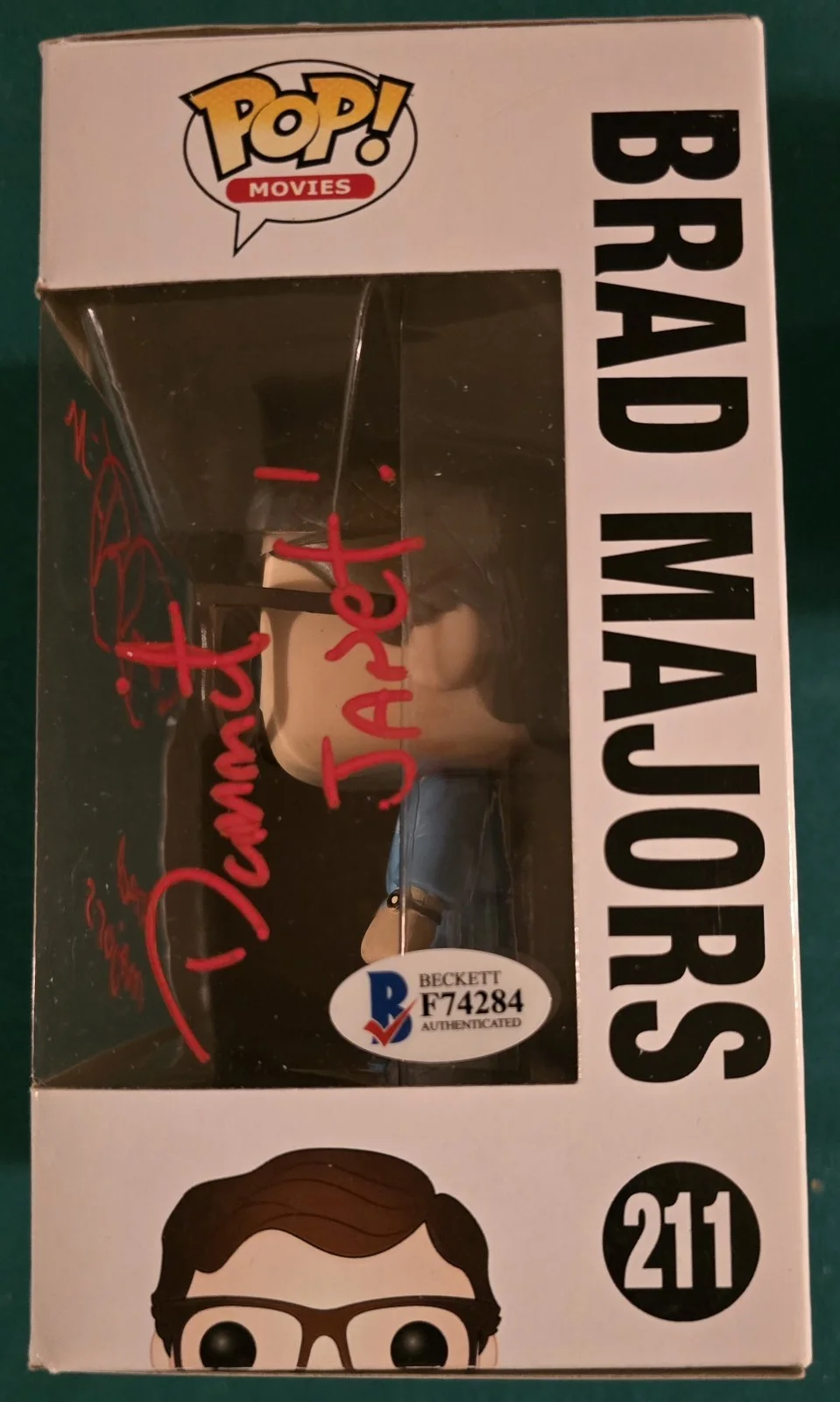 Barry Bostwick — Barry Bostwick Signed Funko Pop Rocky Horror Picture Show Beckett Sticker Only, изображение 2