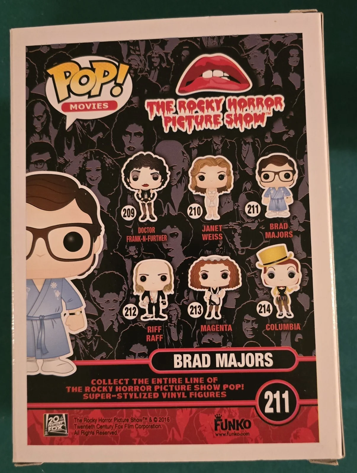 Barry Bostwick — Barry Bostwick Signed Funko Pop Rocky Horror Picture Show Beckett Sticker Only, изображение 3