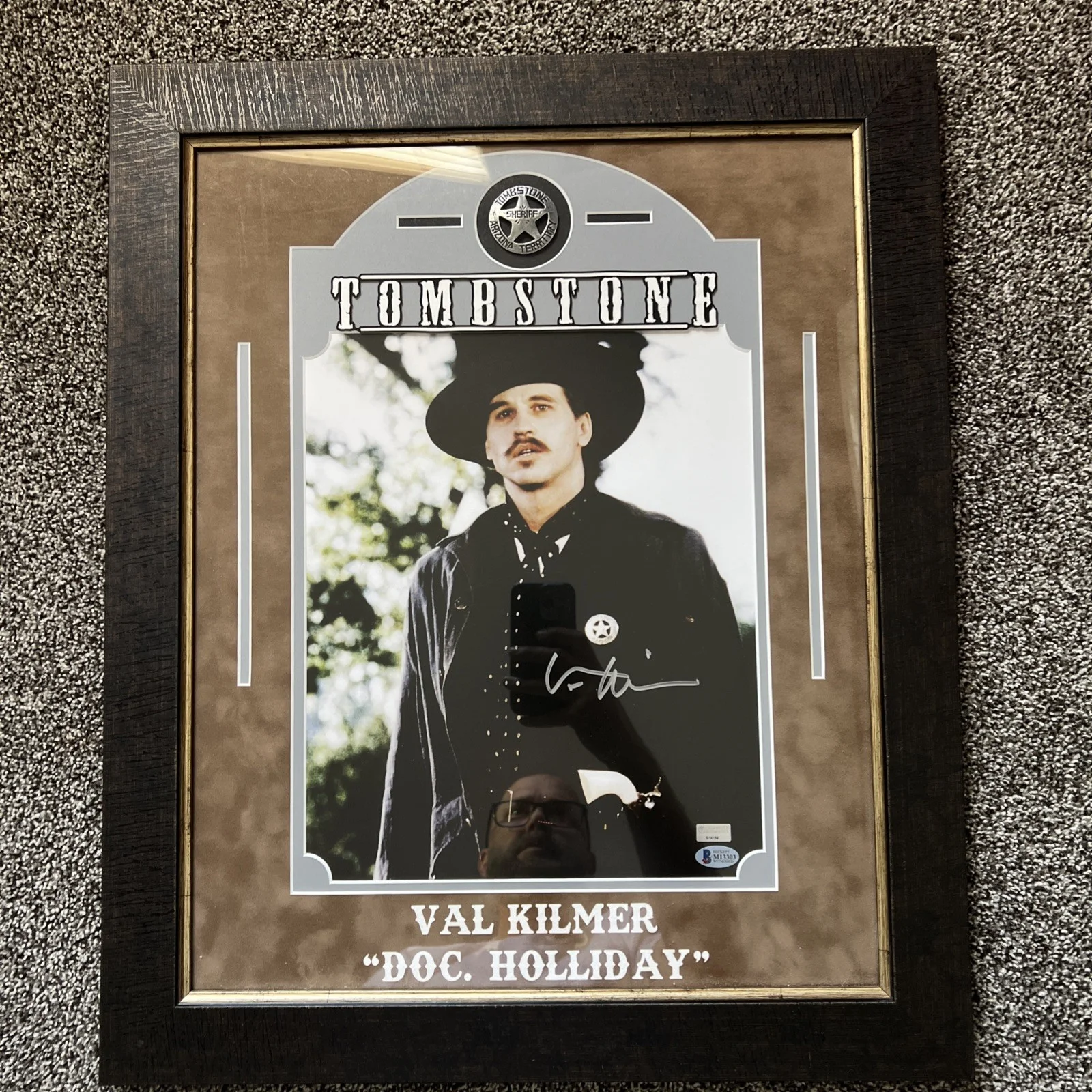 Val Kilmer — Val Kilmer Signed “Doc Holliday” Photo – Tombstone (1993) – Beckett COA