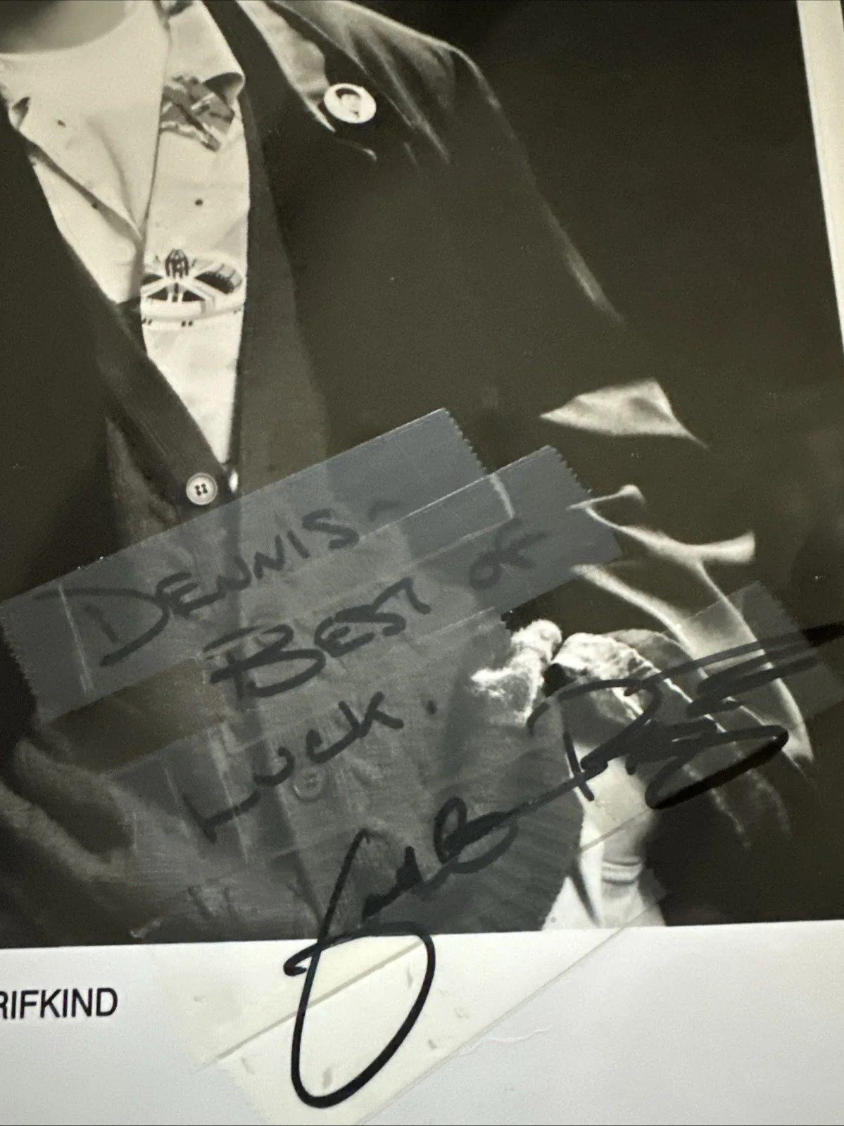 Joshua Rifkind — Autographed Publicity Still Of JOSHUA RIFKIND 1990 “The Marshall Chronicles”, image 2