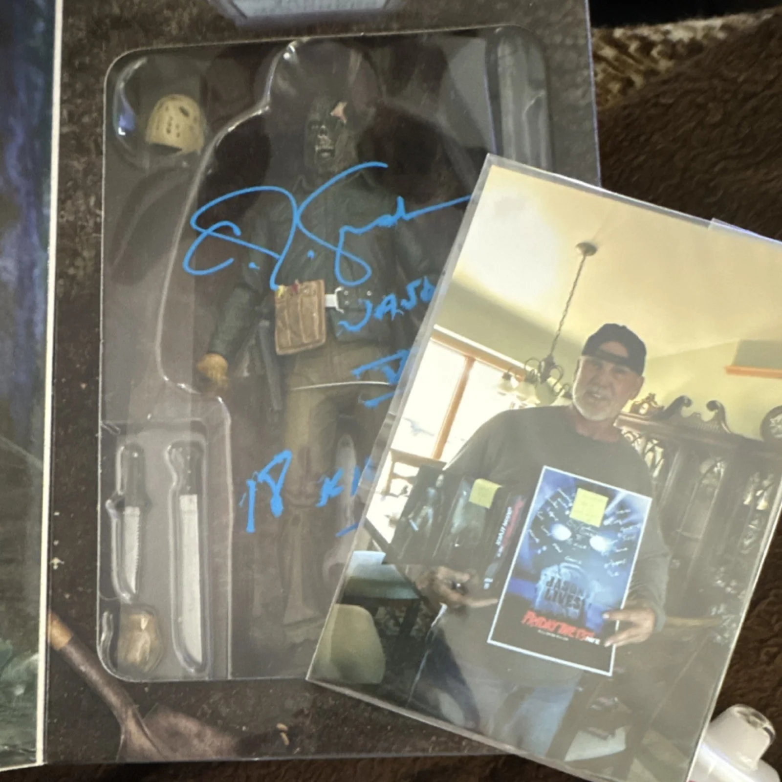 CJ Graham — Friday the 13th Part VI Jason Lives Autographed Action Figure Original Signed, изображение 2