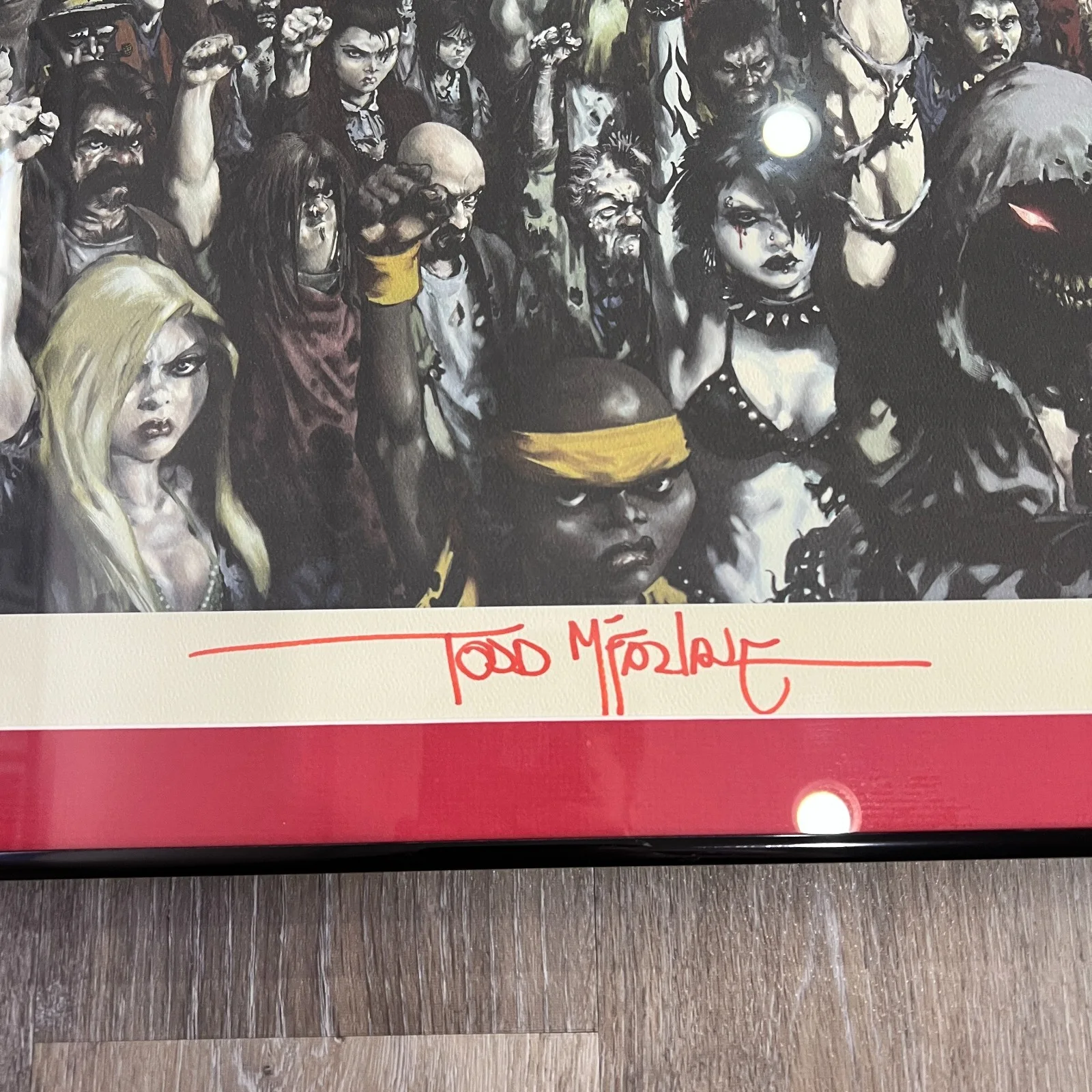 Todd McFarlane Disturbed 'Ten Thousand Fists' Signed Numbered Lithograph Poster, image 3