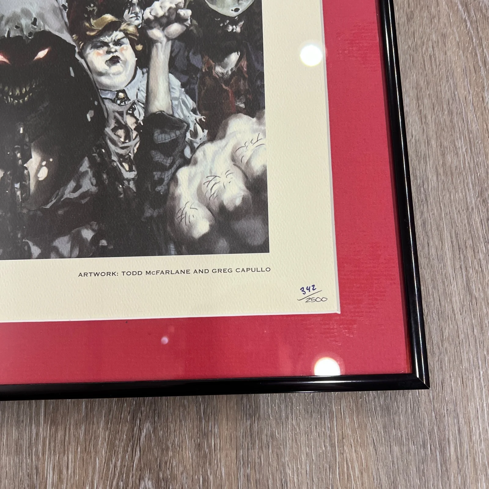 Todd McFarlane Disturbed 'Ten Thousand Fists' Signed Numbered Lithograph Poster, image 4