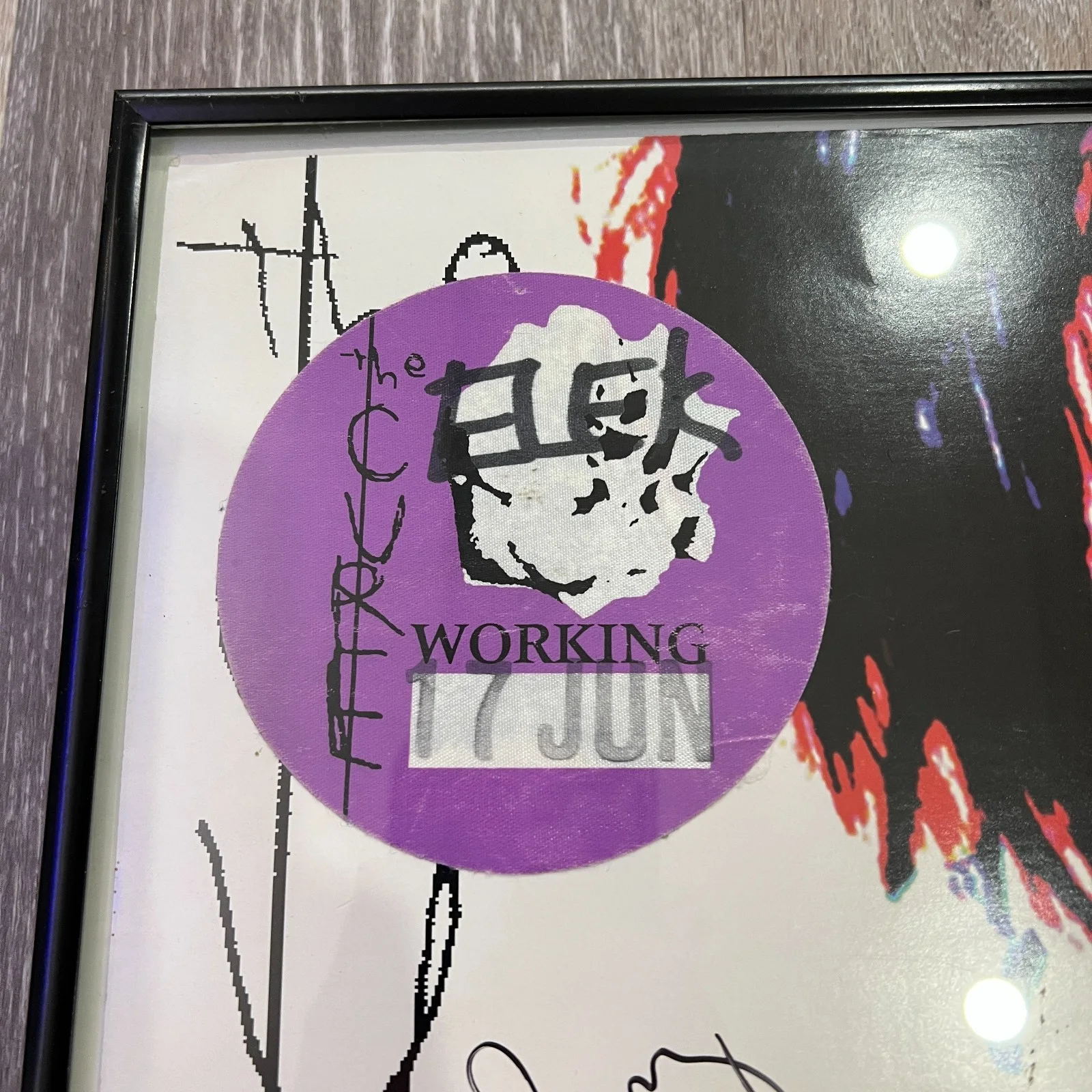 The Cure 'Bloodflowers' Full Band Signed Autographed Flat [JSA], image 3