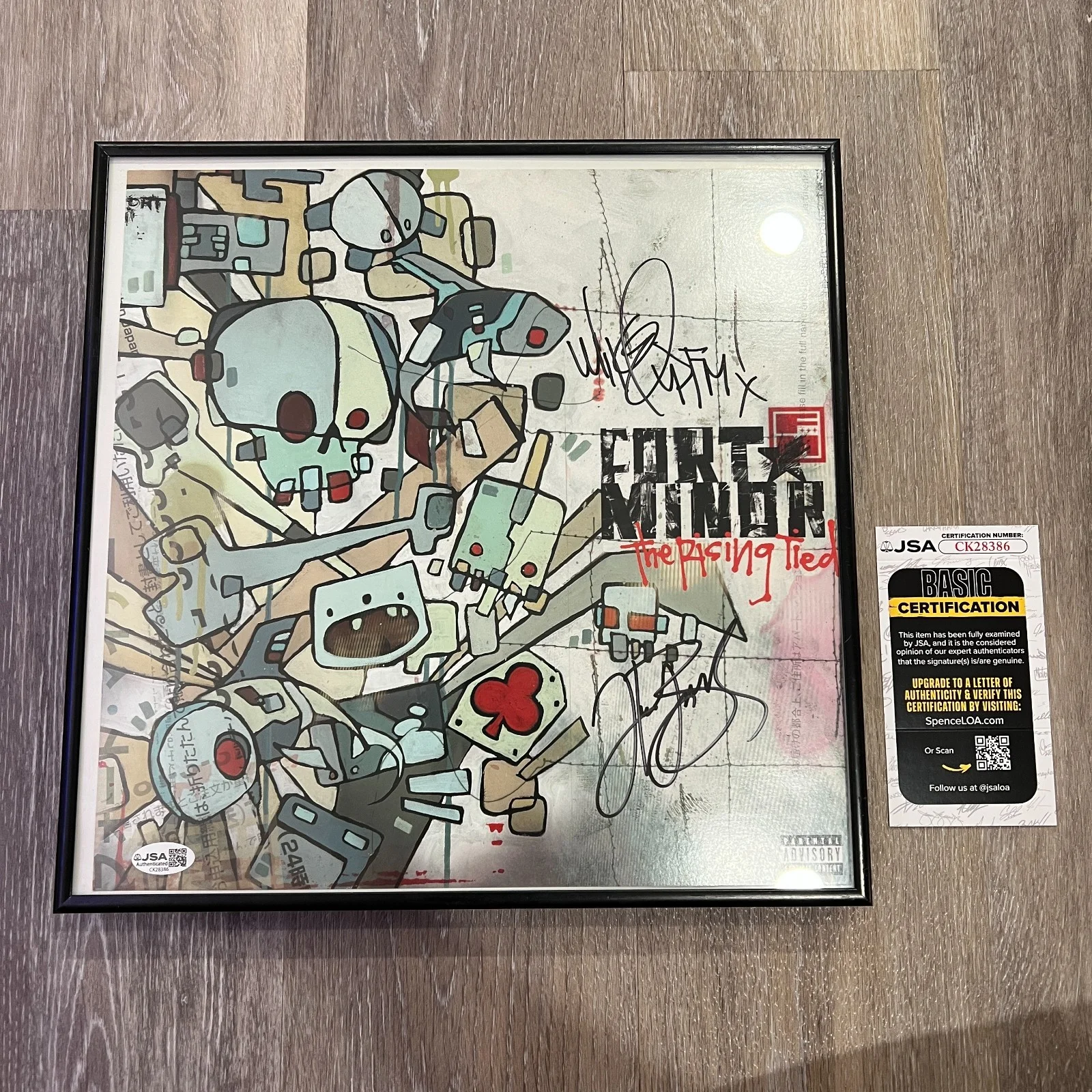 Mike Shinoda — Fort Minor 'The Rising Tide' Mike Shinoda Signed Autographed Flat [JSA]