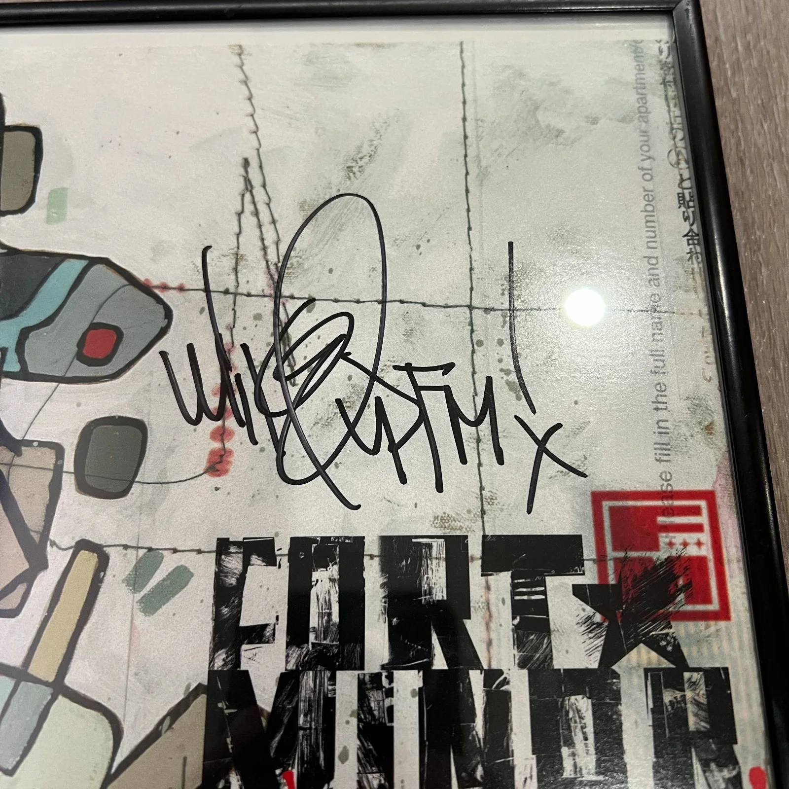 Mike Shinoda — Fort Minor 'The Rising Tide' Mike Shinoda Signed Autographed Flat [JSA], изображение 3