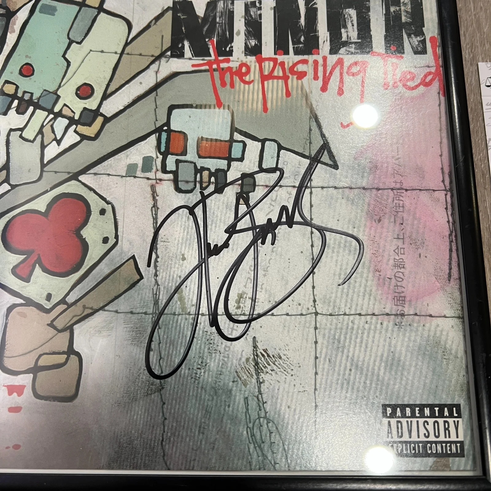 Mike Shinoda — Fort Minor 'The Rising Tide' Mike Shinoda Signed Autographed Flat [JSA], изображение 4