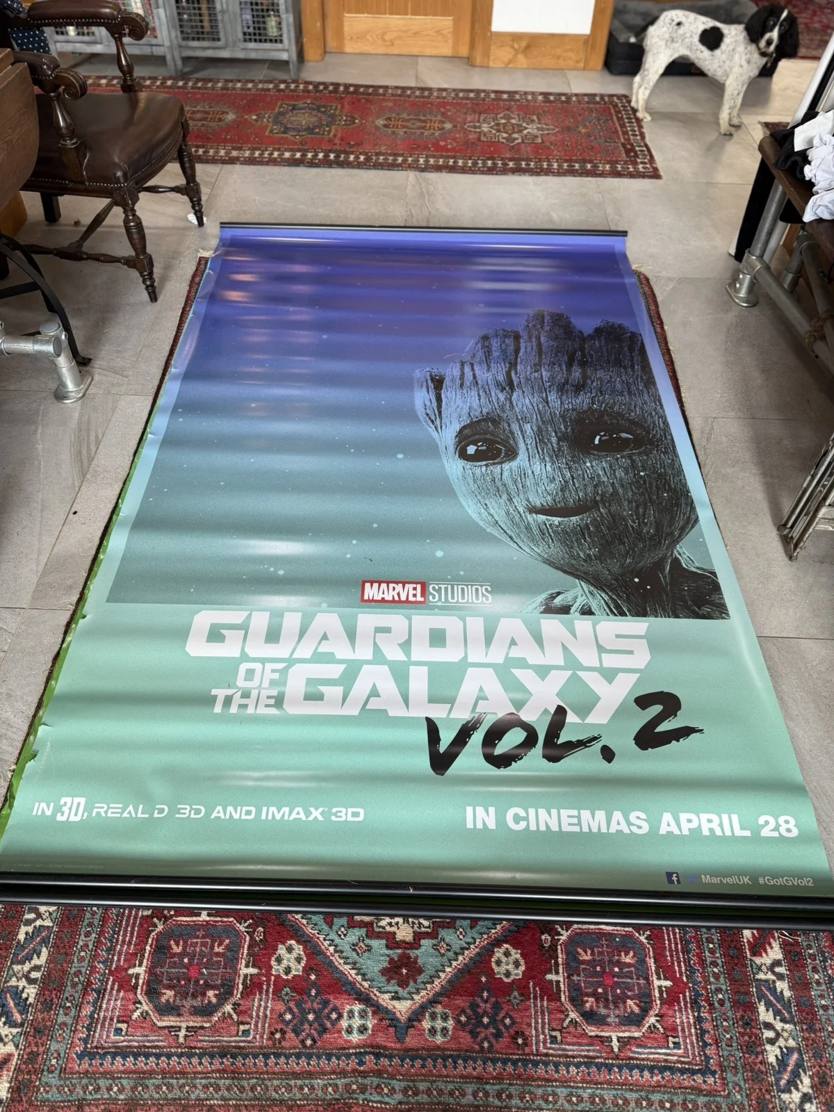 Groot - Guardians of the Galaxy Volume 2 Giant Vinyl Movie poster, изображение 2