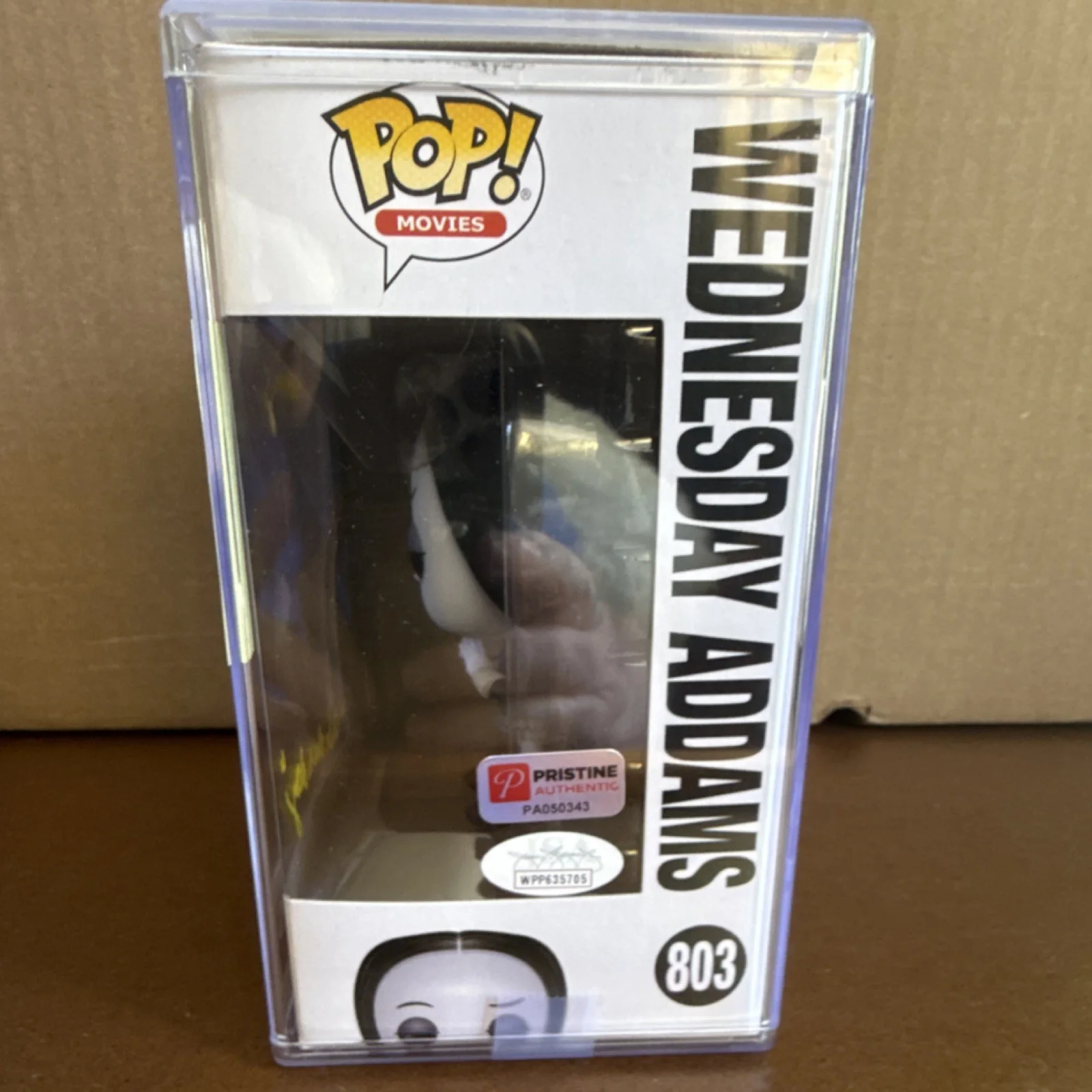 Lisa Loring — Funko Pop The Addams Family Wednesday Addams #803 Signed Lisa Loring JSA, изображение 4