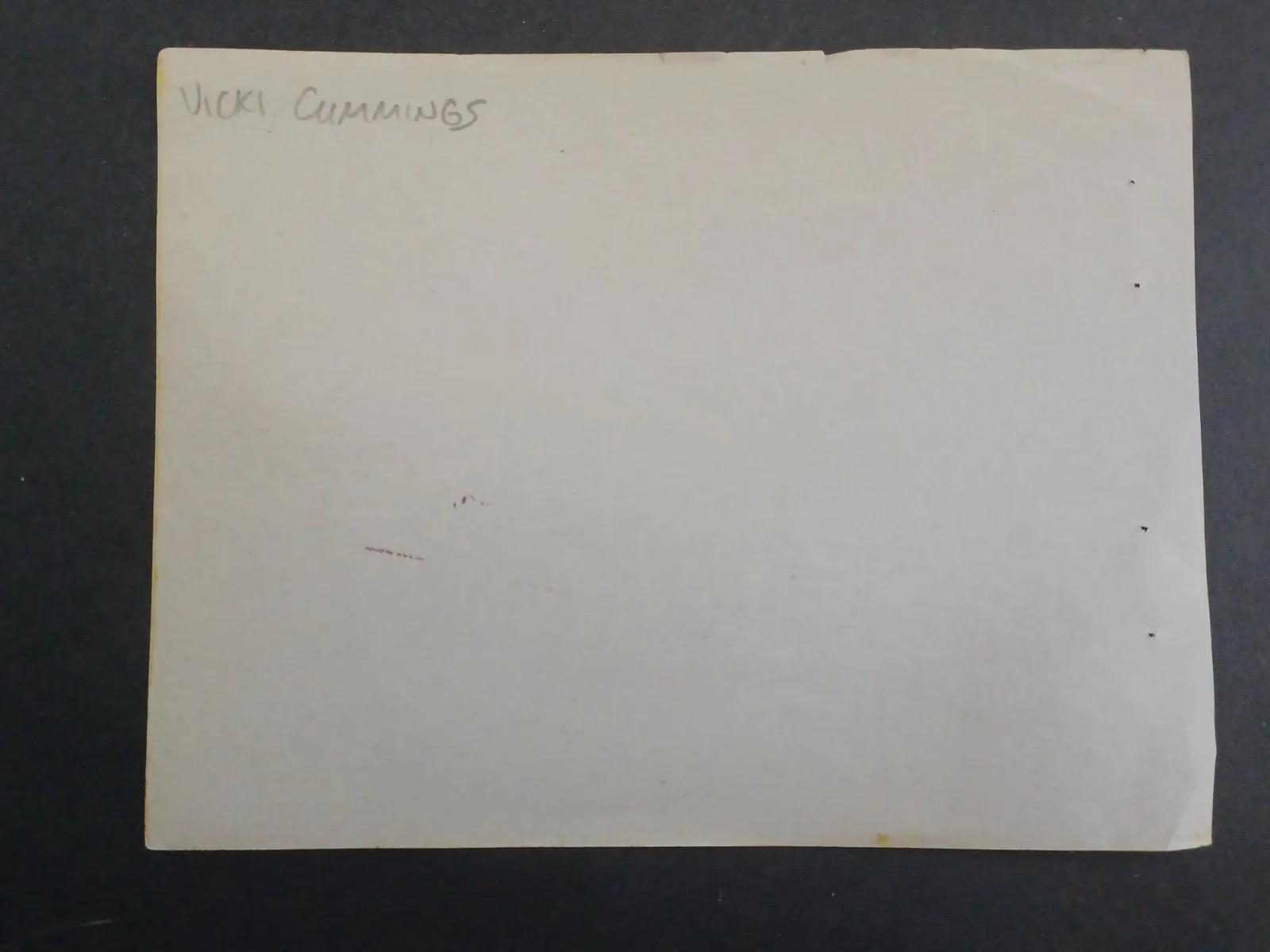 Vicki Cummings (d. 1969) Signed Album Page - For Love or Money, изображение 2