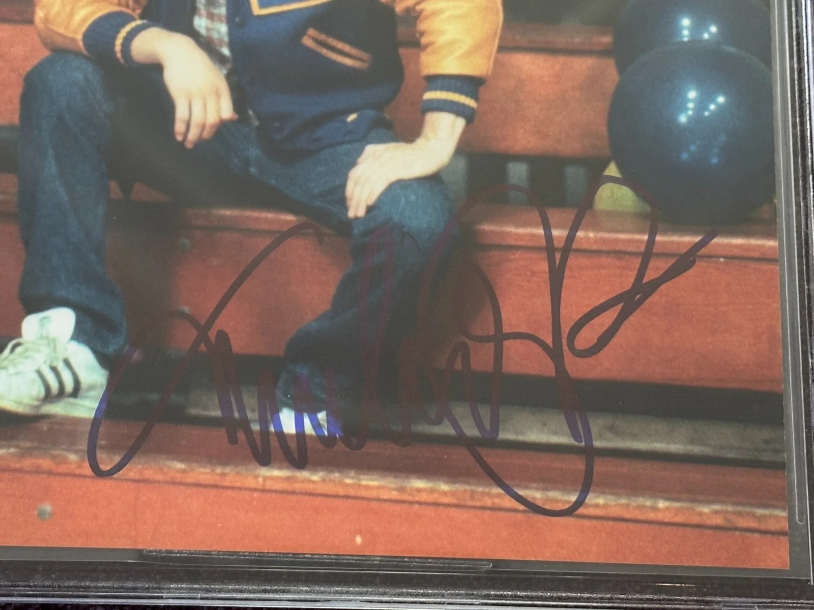 MICHAEL J. FOX — MICHAEL J. FOX Signed TEEN WOLF 8 X 10 PHOTO Beckett Encapsulated AUTO 10, image 2