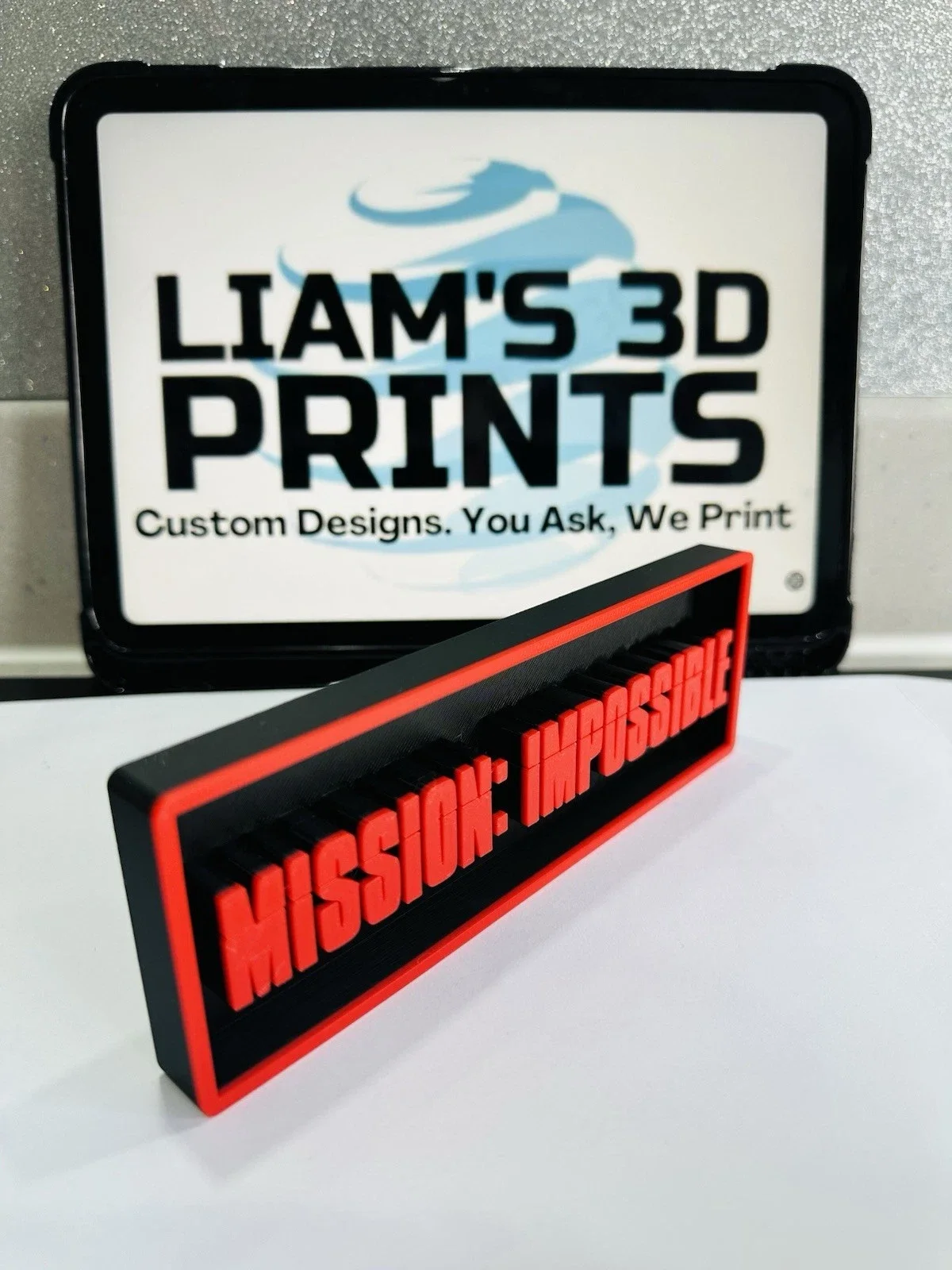Decorative Mission Impossible Box Sign Film Shelf Display small 17.5cm L22cm, изображение 2