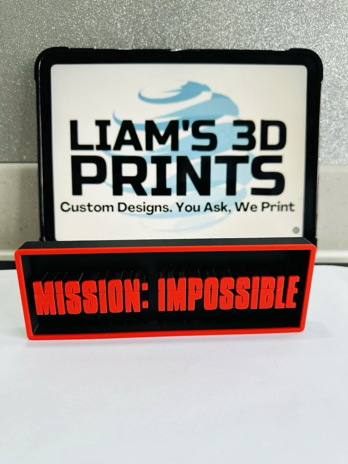 Decorative Mission Impossible Box Sign Film Shelf Display small 17.5cm L22cm, изображение 3