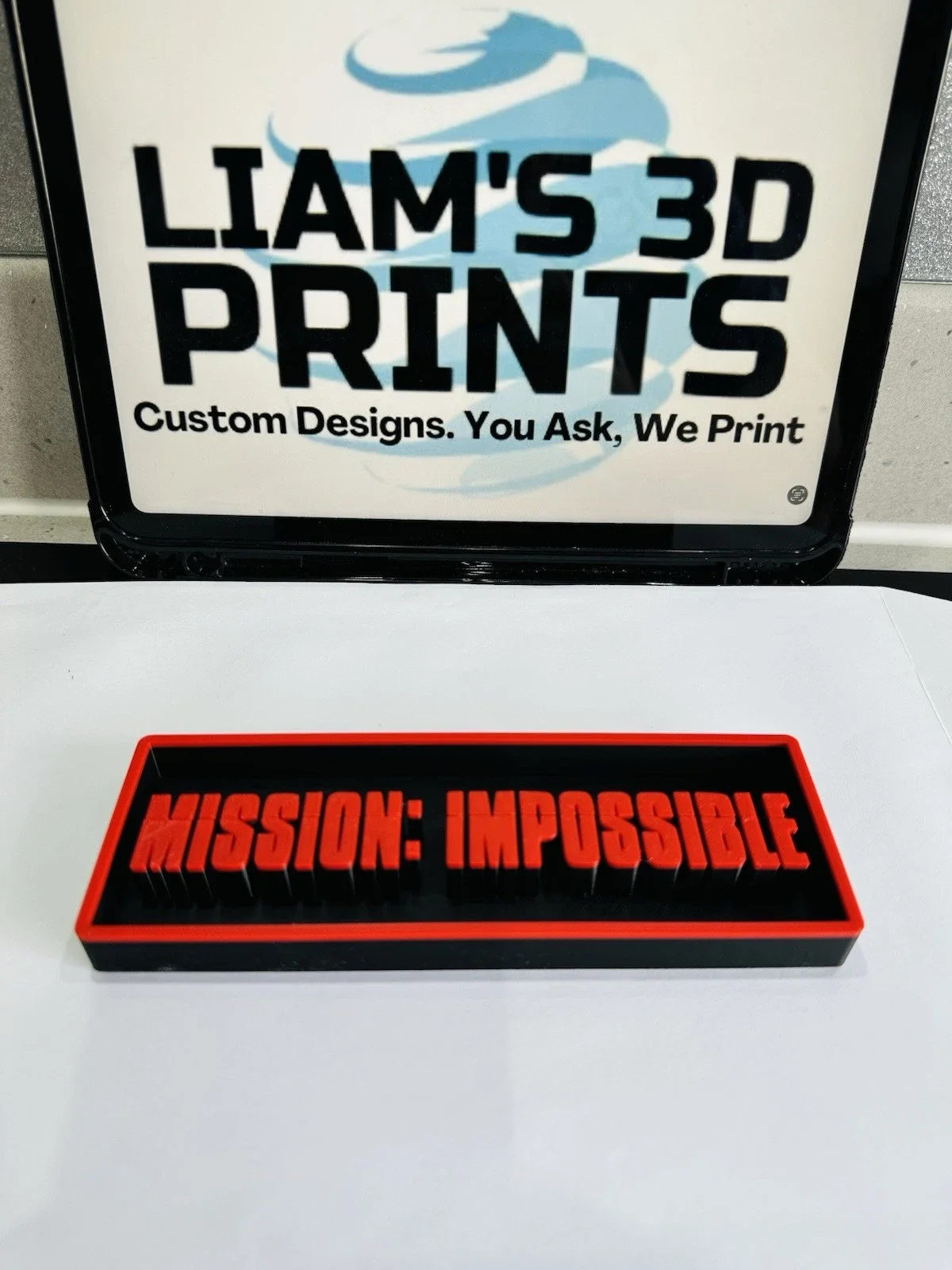 Decorative Mission Impossible Box Sign Film Shelf Display small 17.5cm L22cm, изображение 4