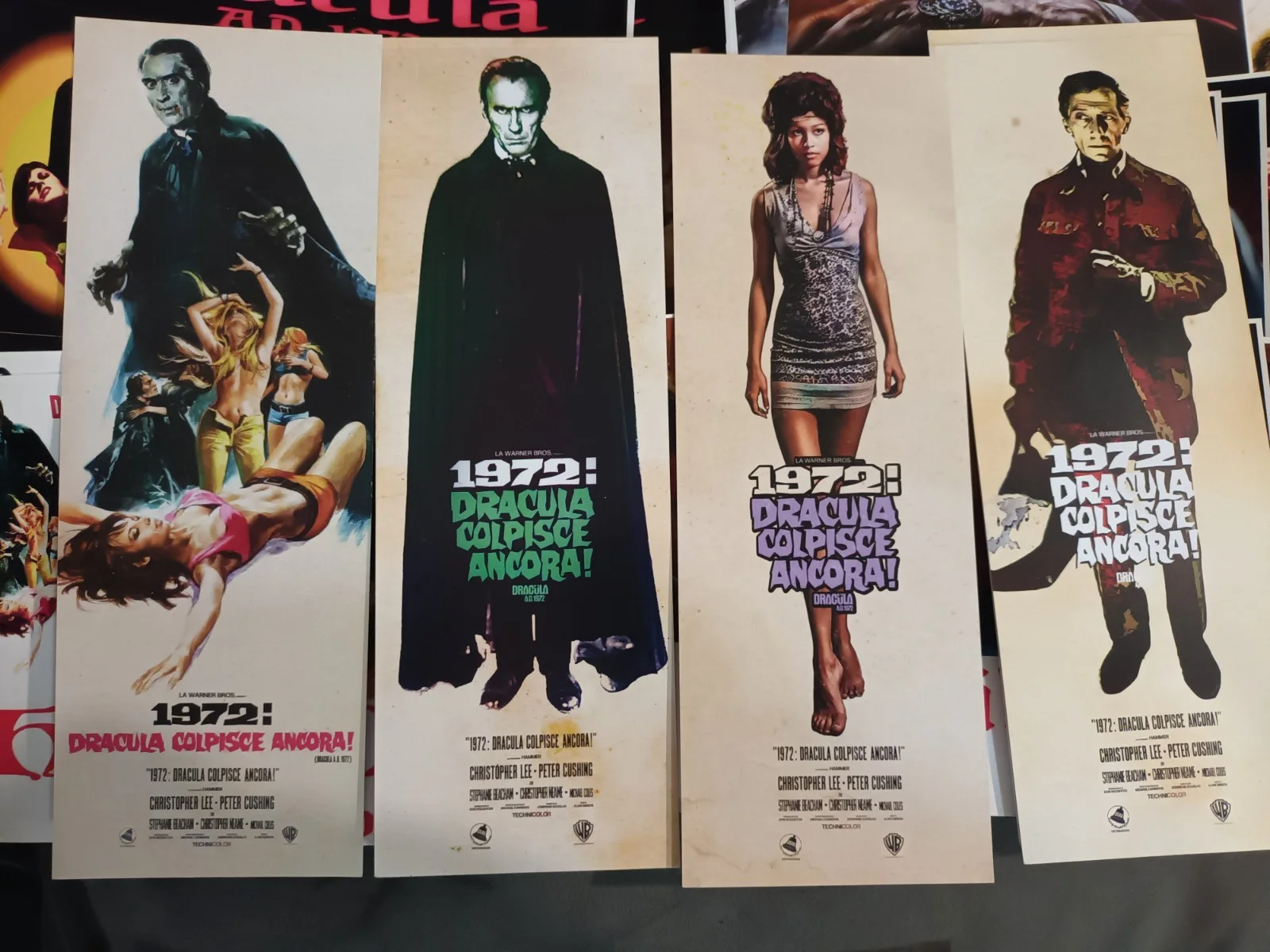 Hammer Horror-Dracula 1972 AD. 26 glossy lobby cards/10 bookmarkers/3 art cards., изображение 4