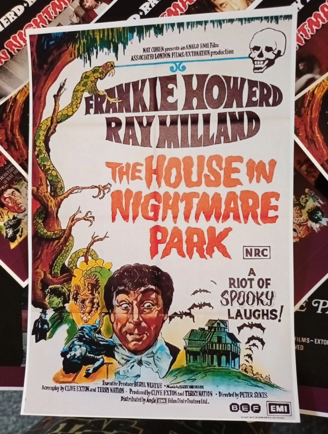 The House In Nightmare Park. 24 Lobby Cards & 5 Art Cards. All 7x5ins. New., изображение 5