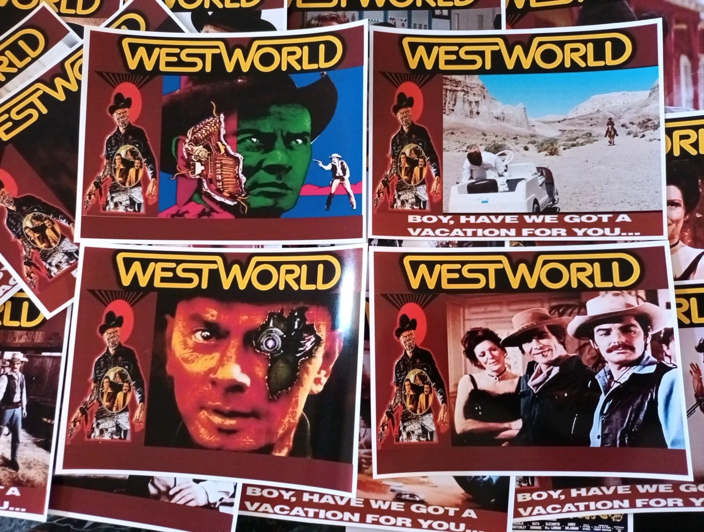 Westworld. 26 (2 Sets) Glossy Unofficial 6x5ins Lobby Cards. New., изображение 4