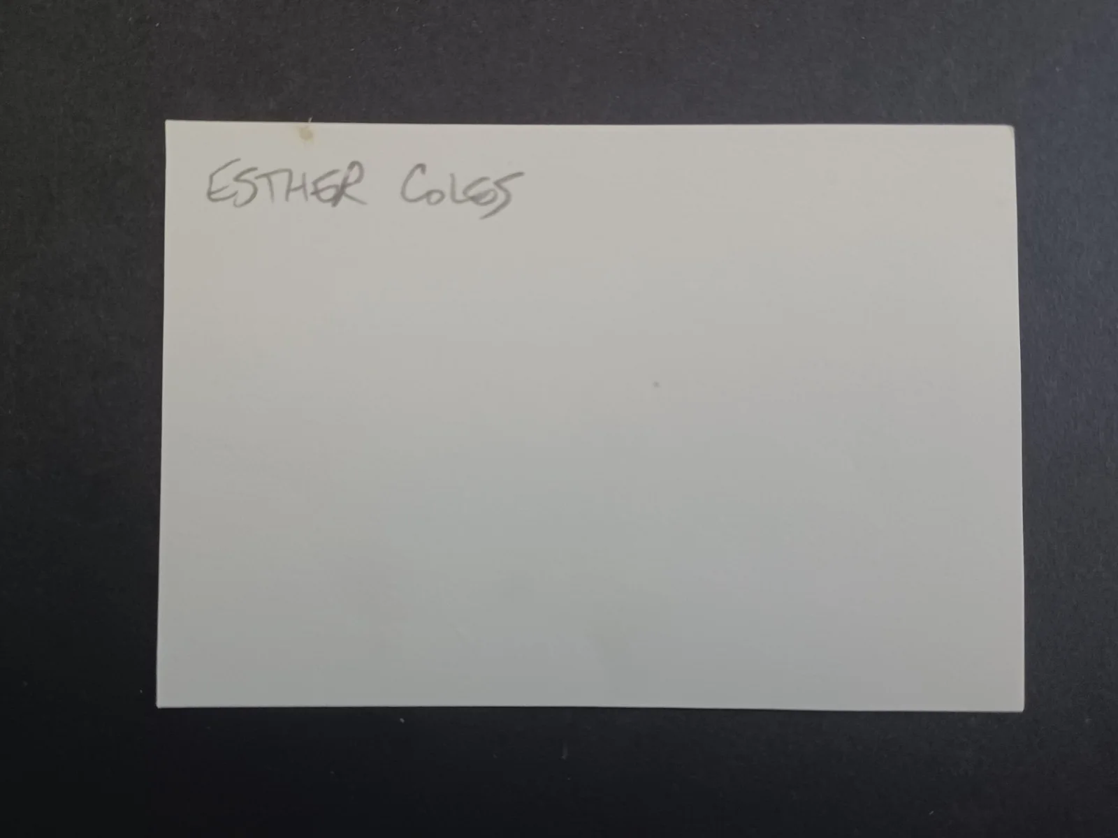 Esther Coles Signed Paper - Peak Practice, image 2