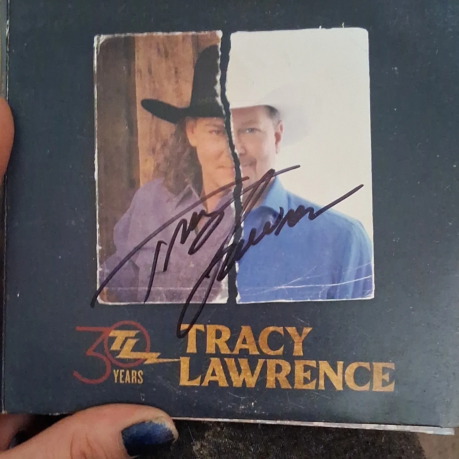 Tracy Lawrence 30 Years Autographed Original Country Music CD., image 2