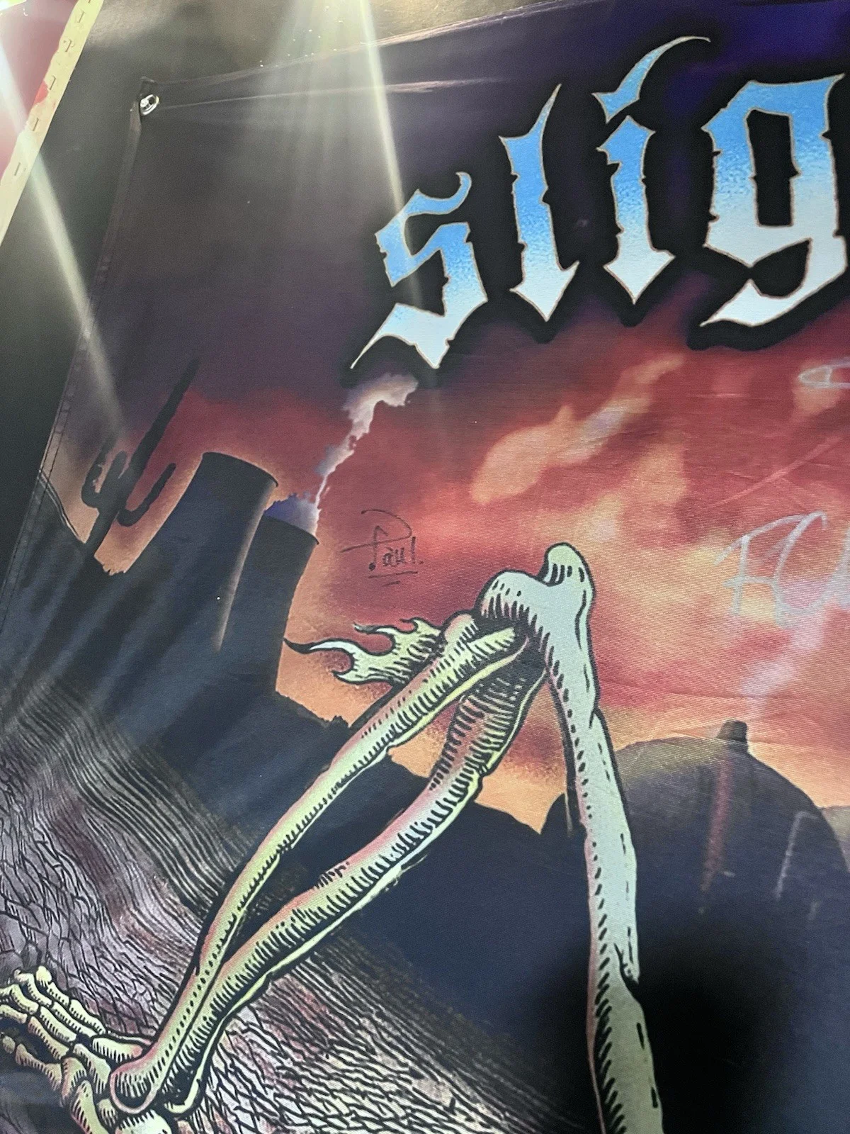 Slightly Stoopid - Closer To The Sun Signed Flag From 2017 RARE, image 4