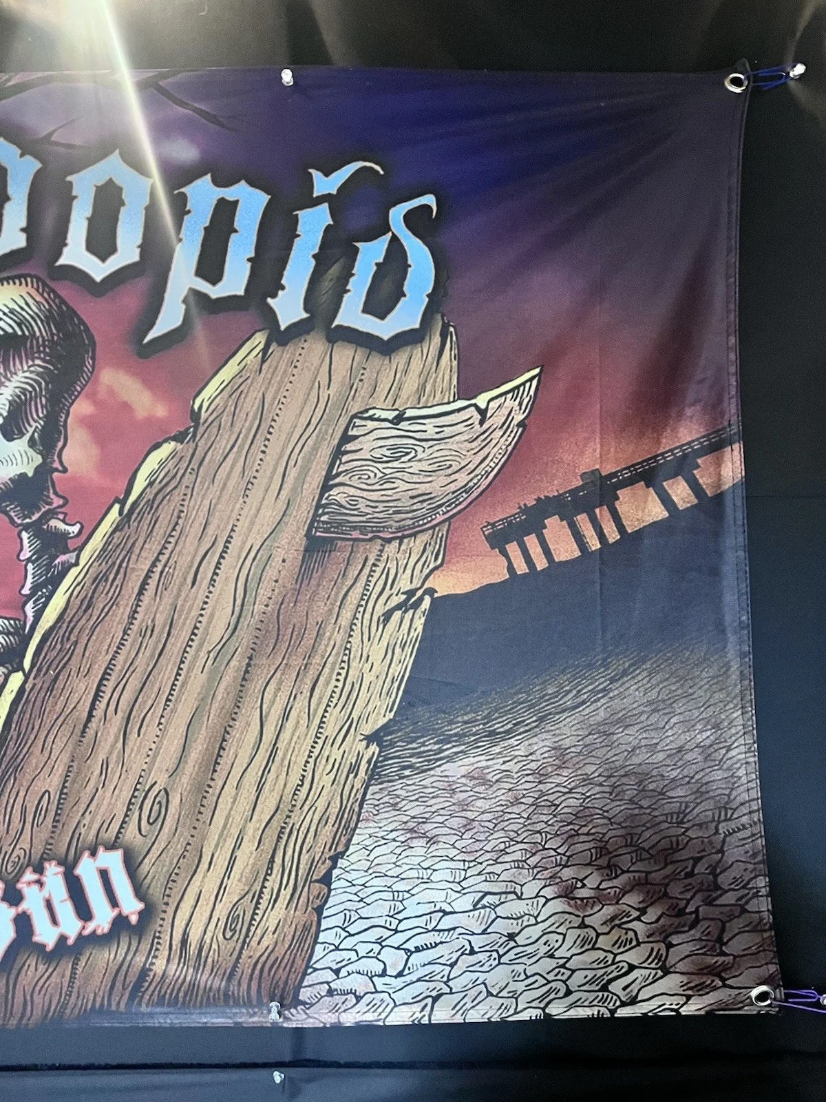 Slightly Stoopid - Closer To The Sun Signed Flag From 2017 RARE, image 5