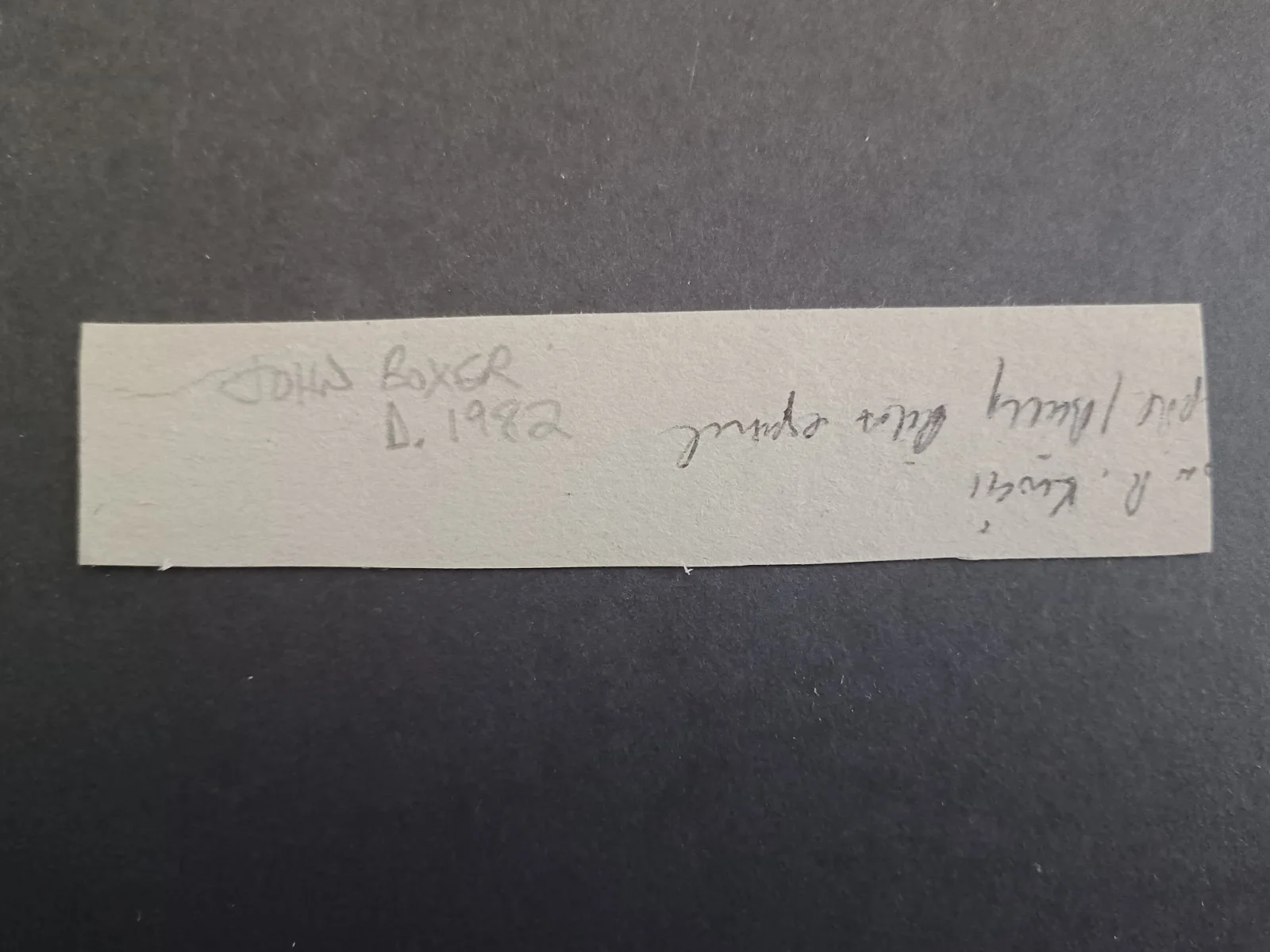 John Boxer (d. 1982) Signed Cut - British Actor, изображение 2