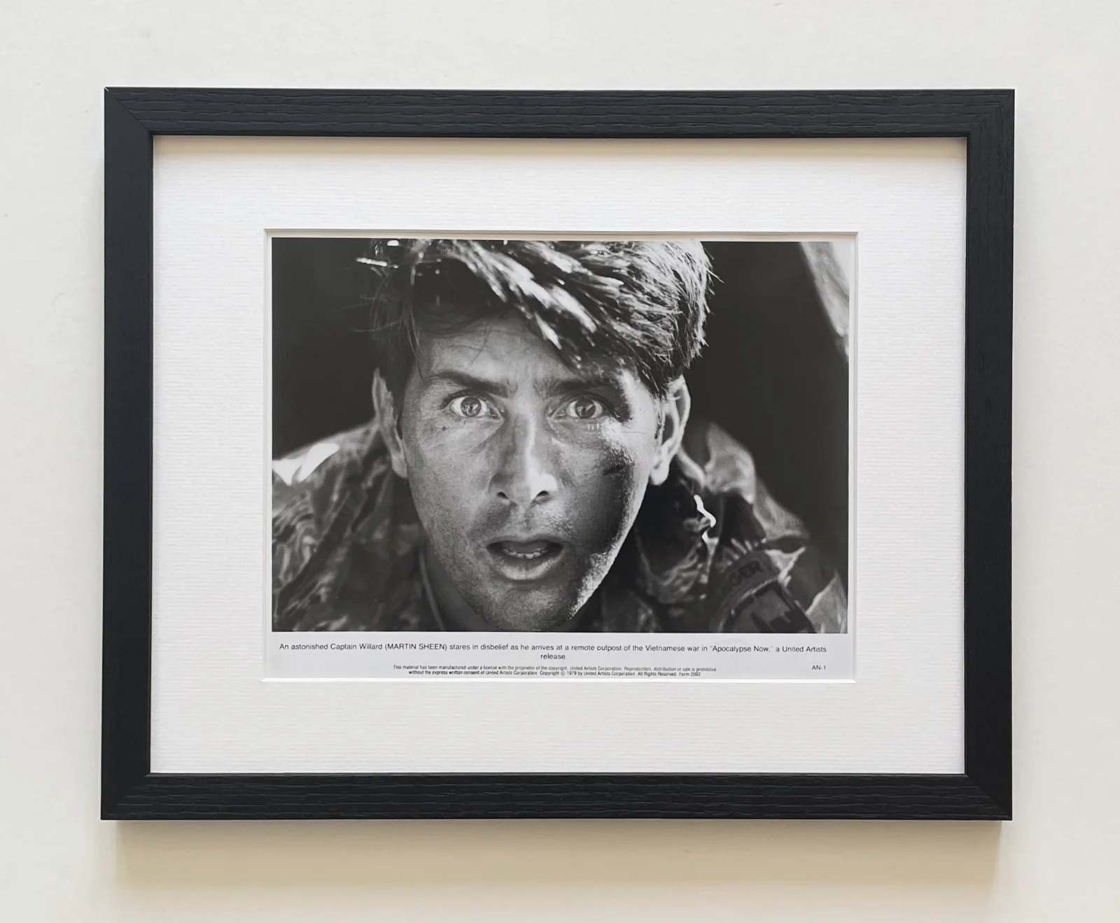 Apocalypse Now Photo Original 8X10 Inch B&W Press Photo Framed, изображение 2