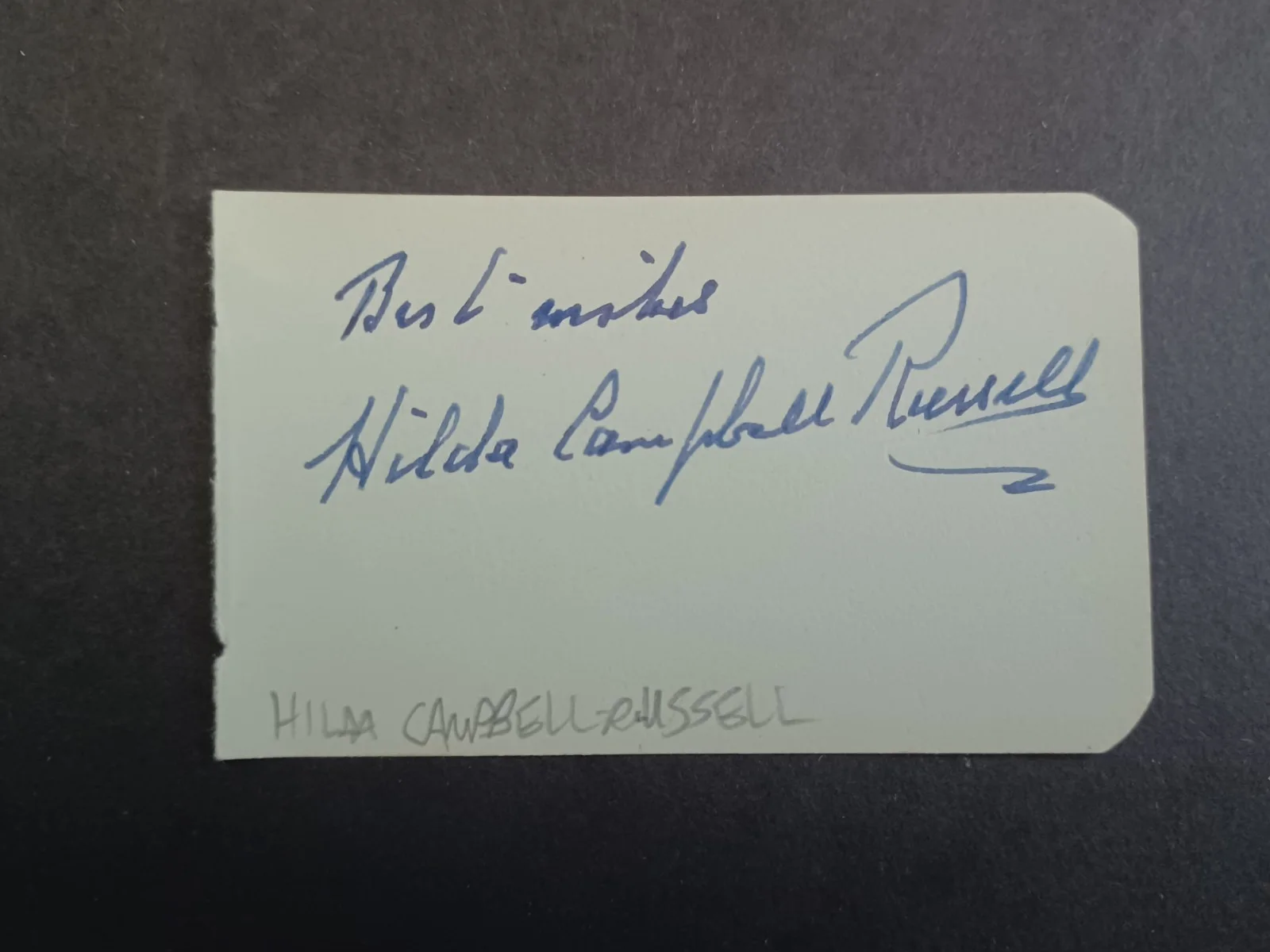 Leo De Lyon (d. 2021) & Hilda Campbell Russell (d. 2002) Signed Cut - Top Cat, изображение 2