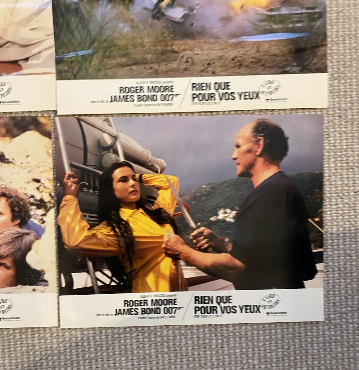 JAMES BOND - FOR YOUR EYES ONLY-RIEN QUE POUR VOS VOUS FRENCH LOBBY CARDS All 16, изображение 4