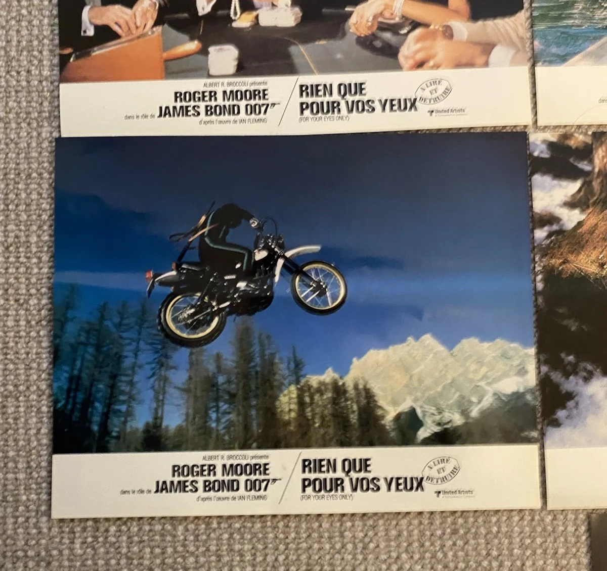 JAMES BOND - FOR YOUR EYES ONLY-RIEN QUE POUR VOS VOUS FRENCH LOBBY CARDS All 16, изображение 5