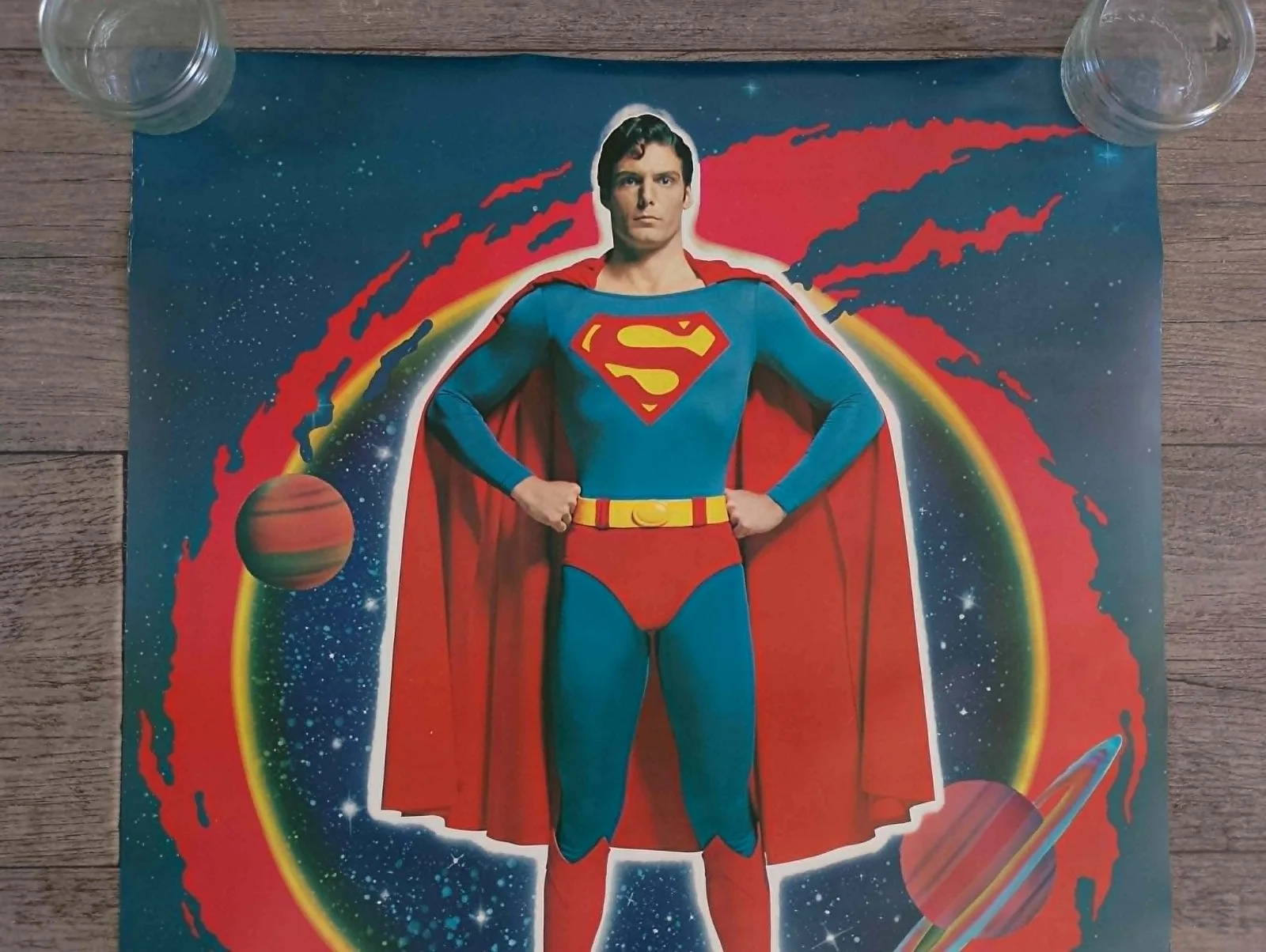 SUPERMAN ORIGINAL JAPANESE B2 MOVIE POSTER 1978, изображение 2