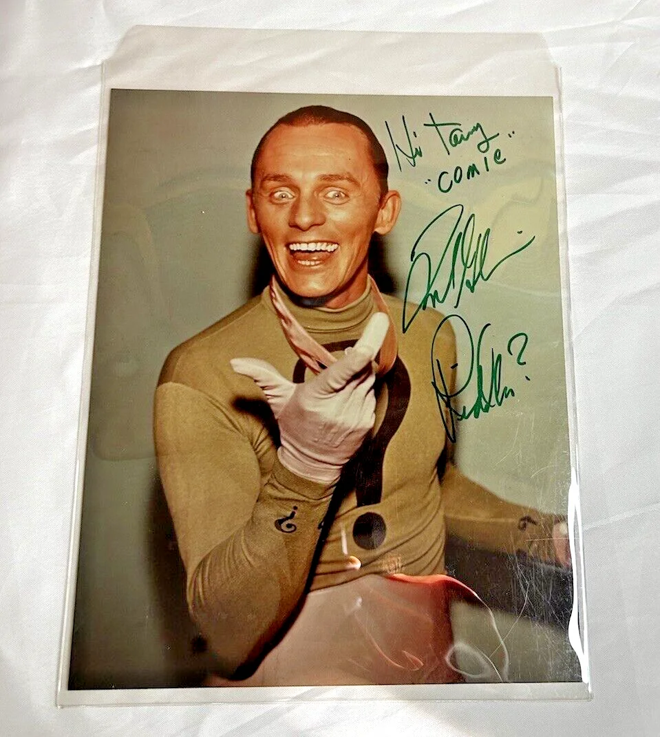 Frank Gorshin — Frank Gorshin Signed 8X10 Photo TV Batman The Riddler Autographed Inscribed