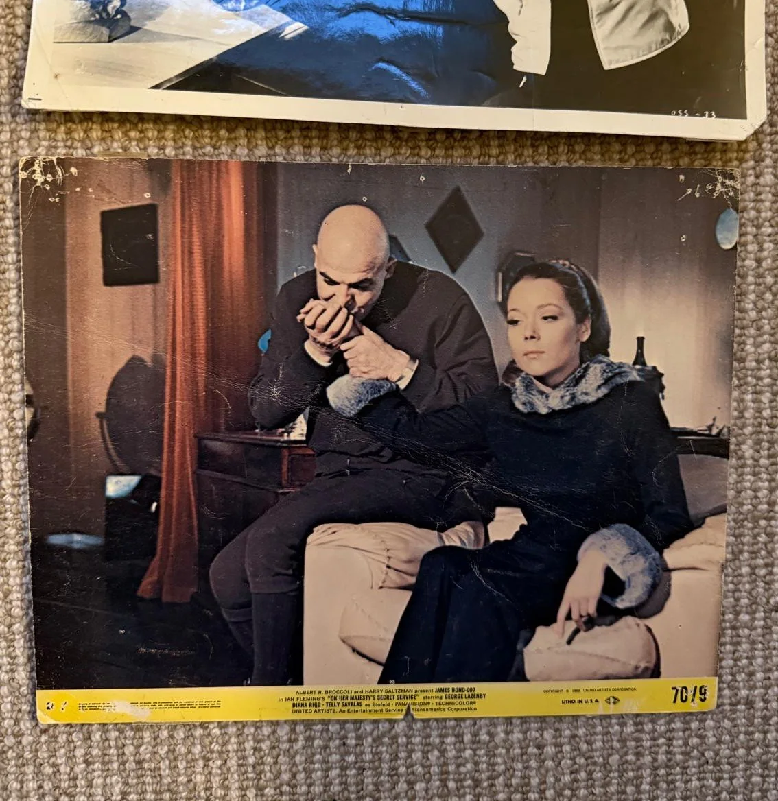 James Bond 007 ON HER MAJESTY’S SECRET SERVICE 2 Original Stills / L.Card 1969, изображение 3