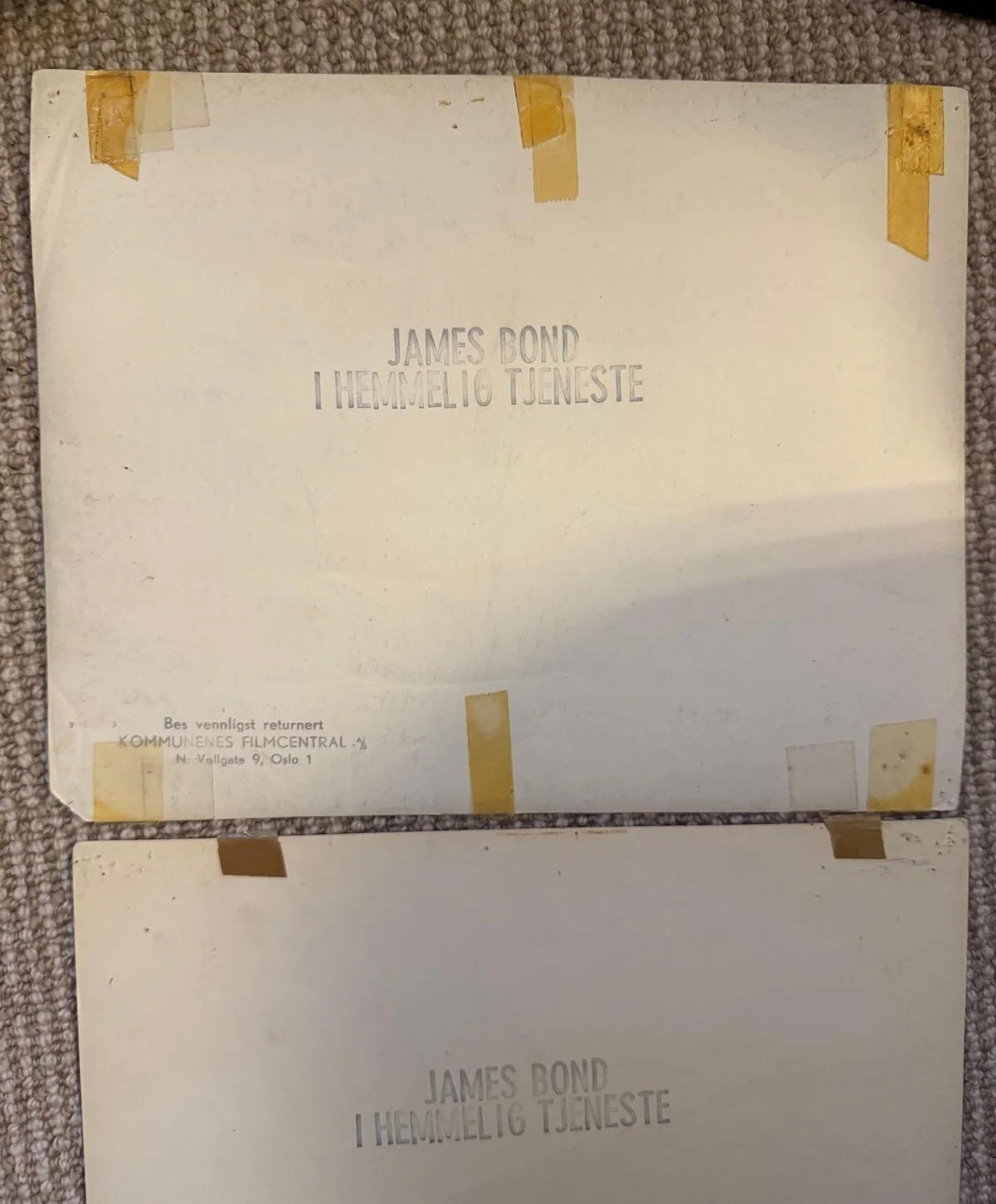 James Bond 007 ON HER MAJESTY’S SECRET SERVICE 2 Original Stills / L.Card 1969, изображение 4