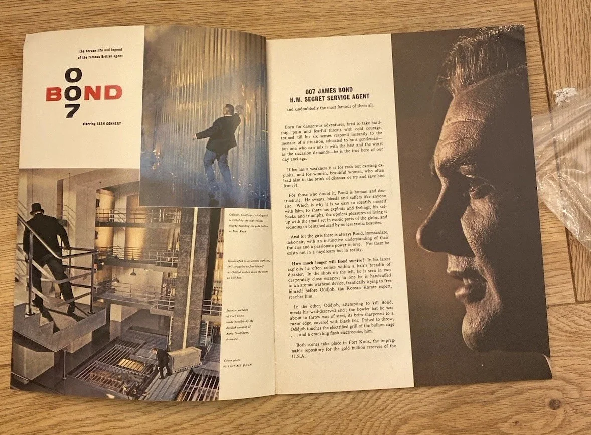 James Bond 007 - James Bond In Focus Covering Dr No To Goldfinger Like New 1964, изображение 2