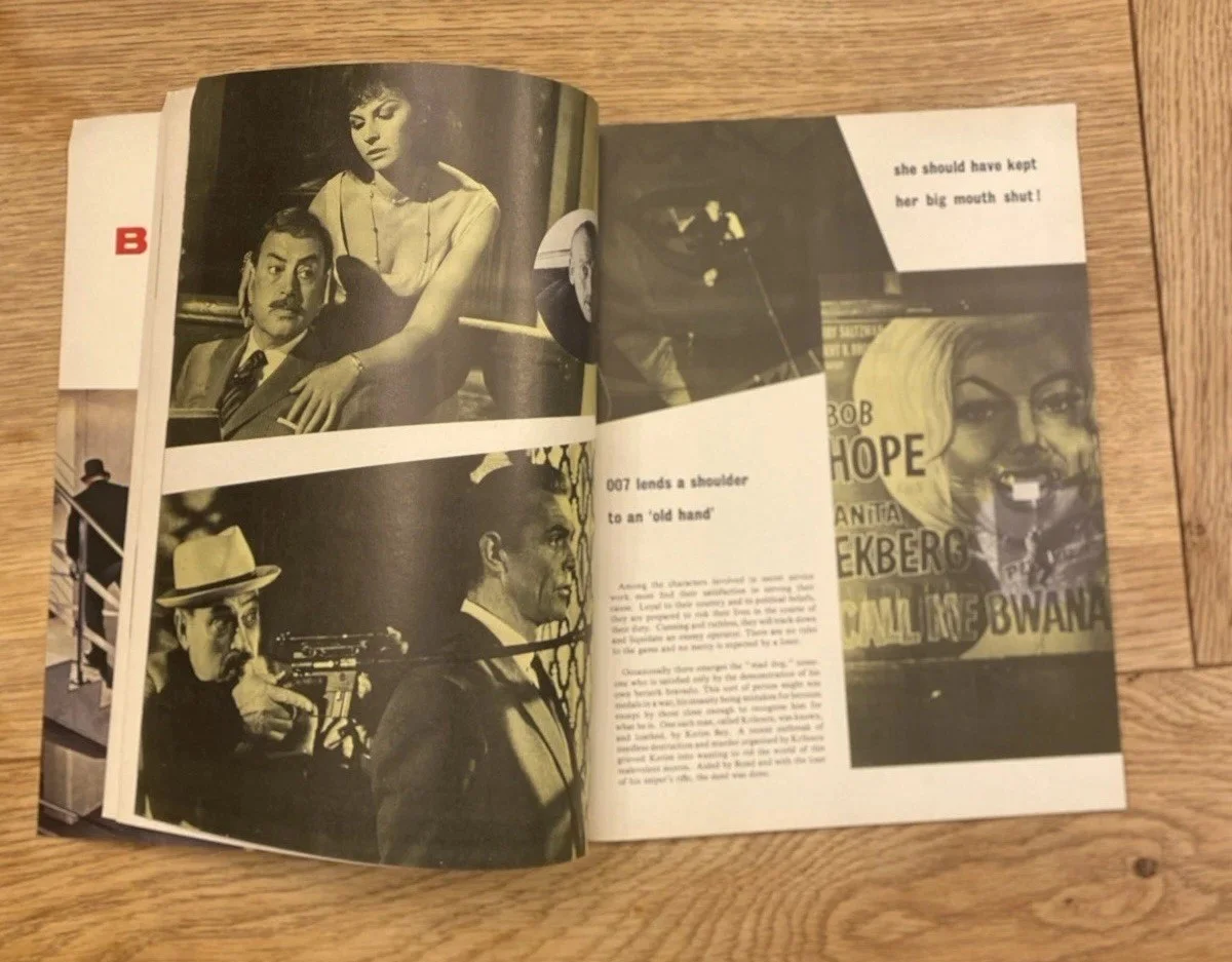 James Bond 007 - James Bond In Focus Covering Dr No To Goldfinger Like New 1964, изображение 4