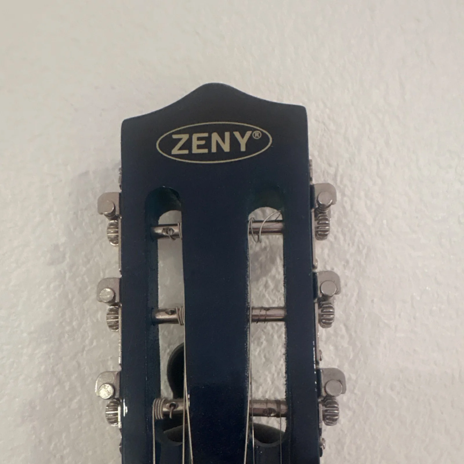 Zeny Blue Acoustic Guitar Autographed by Taylor Swift Beckett Authenticated, image 5
