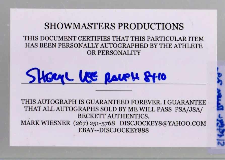 Sheryl Lee Ralph Autograph COA Abbot Elementary Wicked Kids Choice fine, image 2