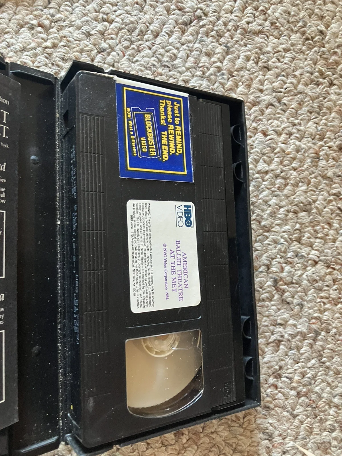 MIKHAIL BARYSHNIKOV SIGNED VHS TAPE - AMERICAN BALLET THEATRE MET, изображение 4