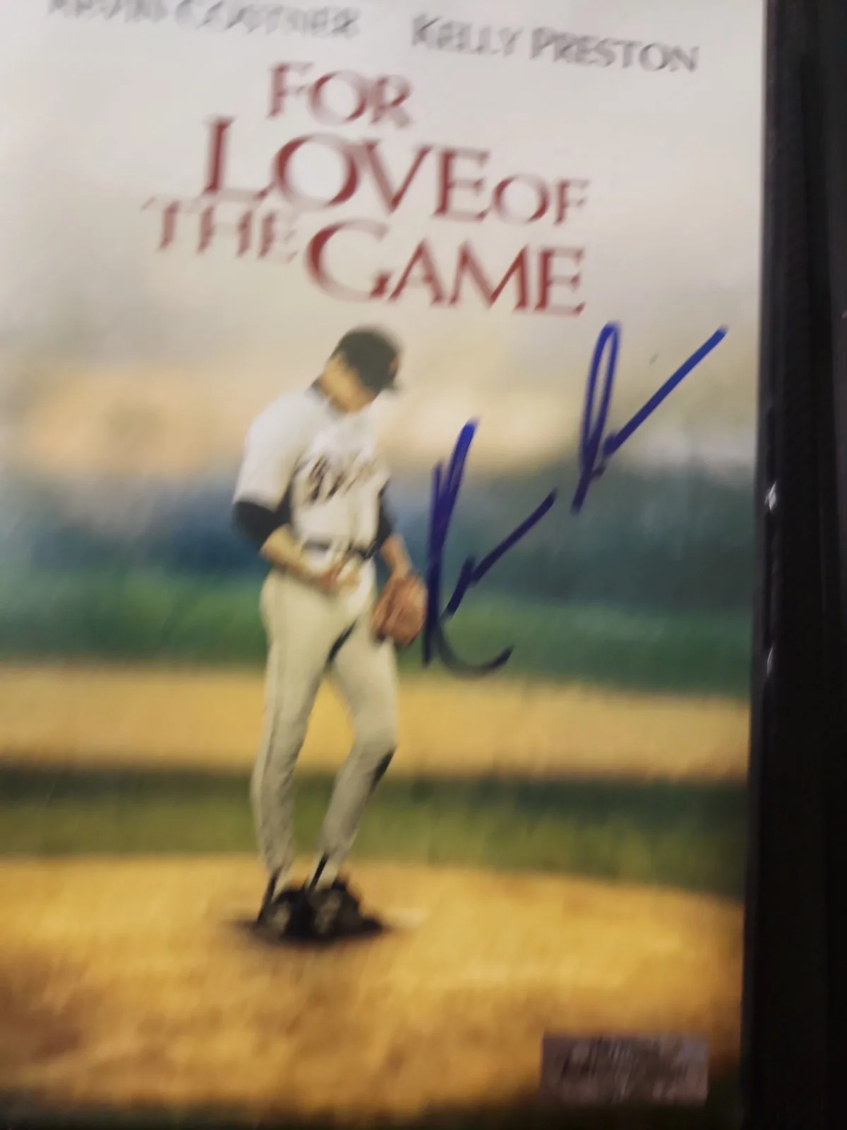 kevin costner — Kevin Costner Signed For Love Of The Game Dvd, изображение 2