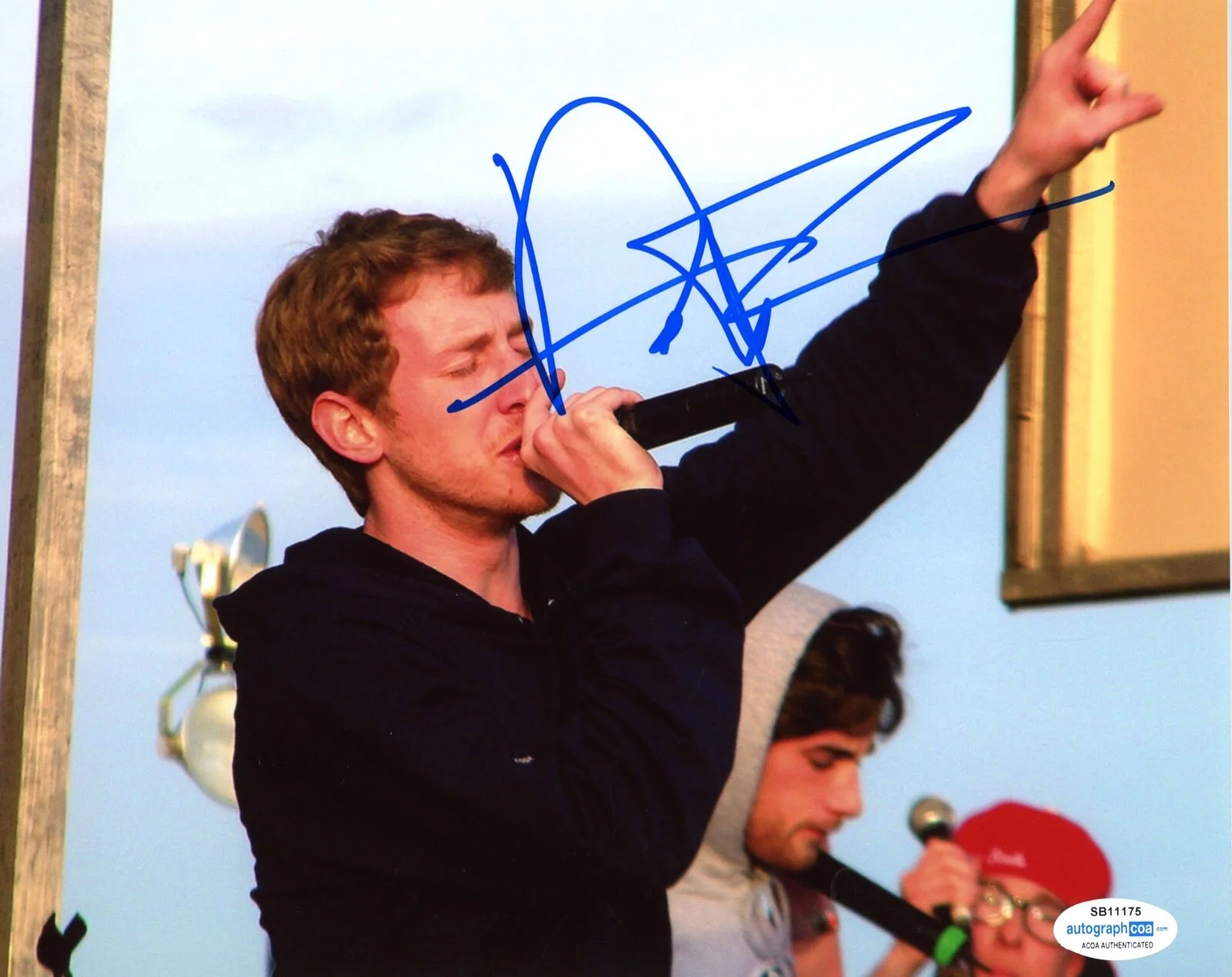 ASHER ROTH — Asher Roth signed Auto 8x10 Photo RAPPER Proof j EMINEM I Love College ACOA COA, изображение 3