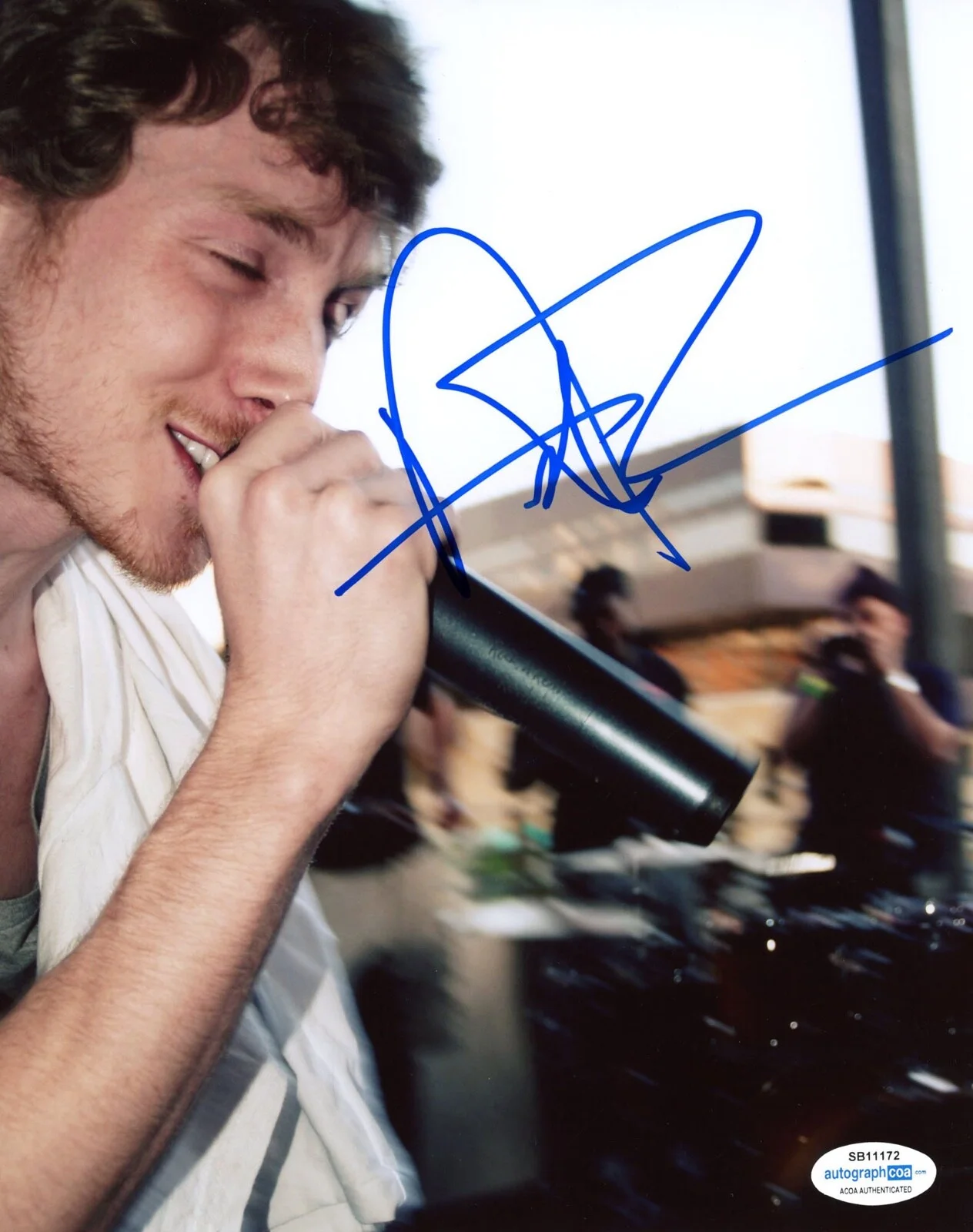 ASHER ROTH — Asher Roth signed Auto 8x10 Photo RAPPER Proof g EMINEM I Love College ACOA COA, изображение 3