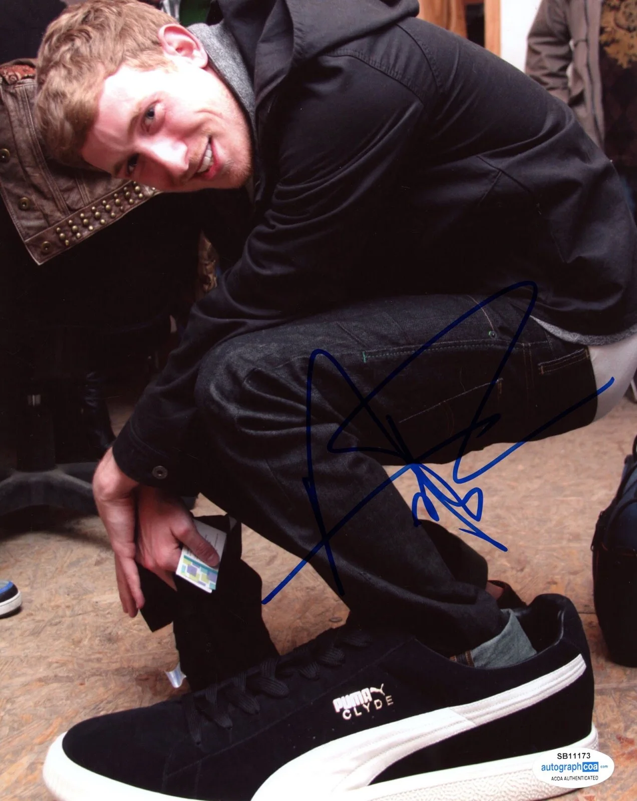 ASHER ROTH — Asher Roth signed Auto 8x10 Photo RAPPER Proof h EMINEM I Love College ACOA COA, изображение 3