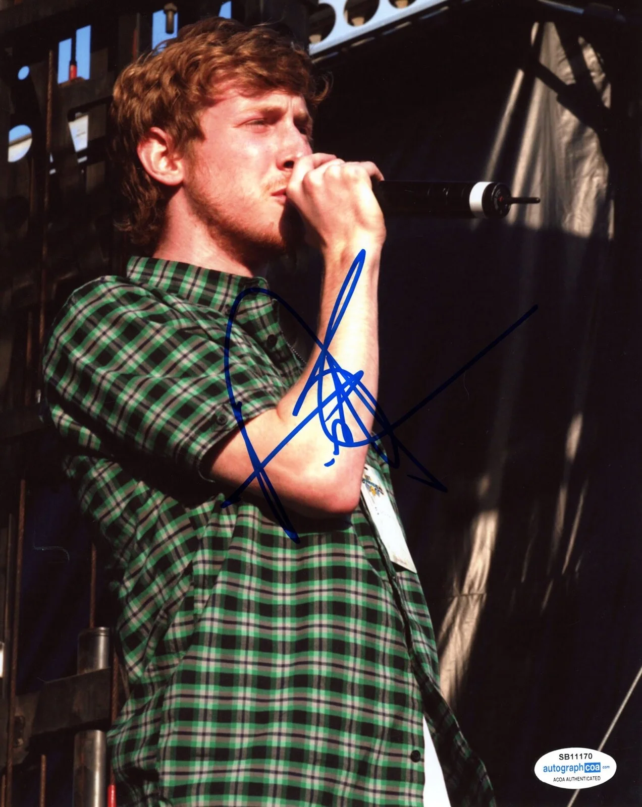ASHER ROTH — Asher Roth signed Auto 8x10 Photo RAPPER Proof e EMINEM I Love College ACOA COA, изображение 3