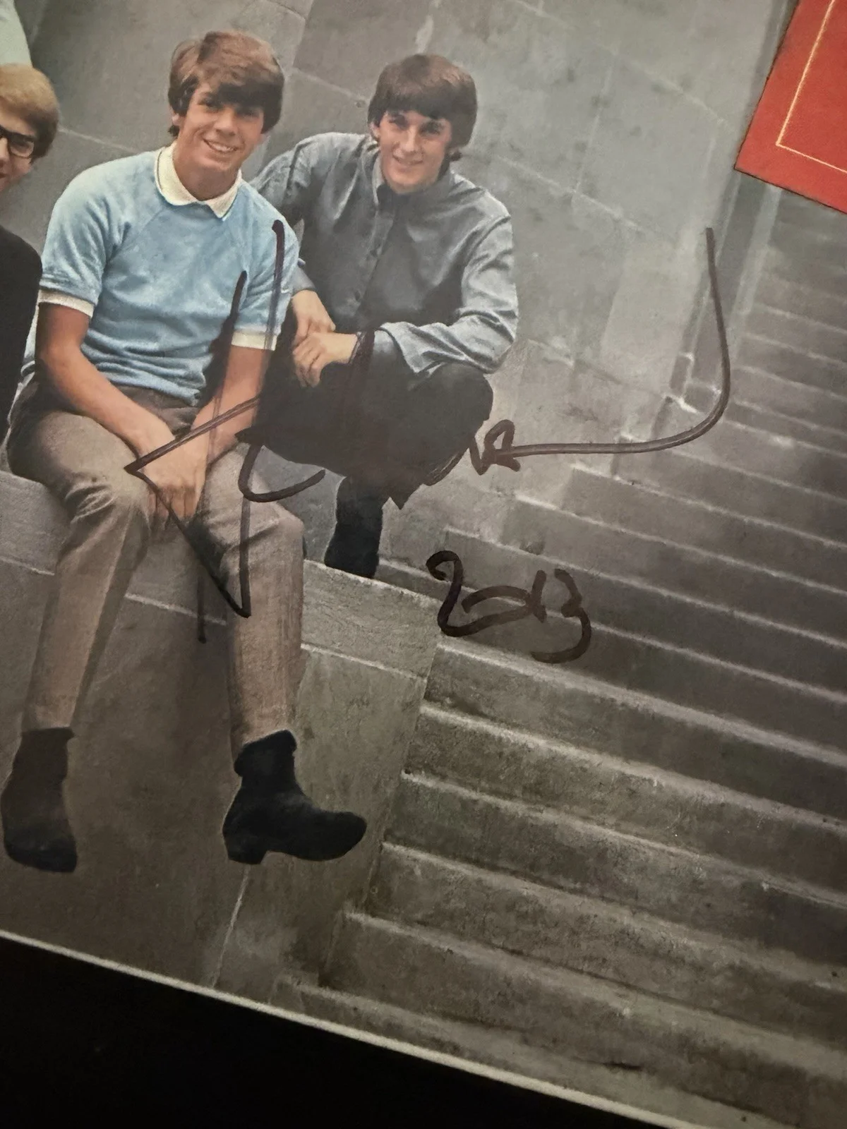 Peter Noone Signed The Best Of Herman’s Hermits LP Autographed, изображение 2