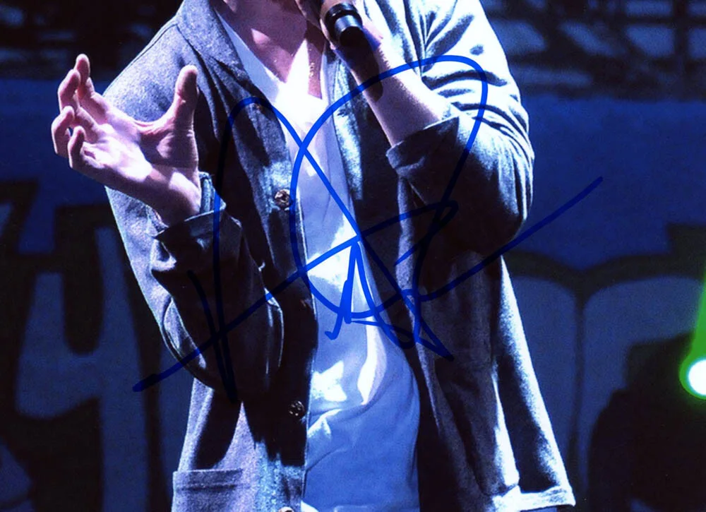ASHER ROTH — Asher Roth signed Auto 8x10 Photo RAPPER Proof b EMINEM I Love College ACOA COA, изображение 4