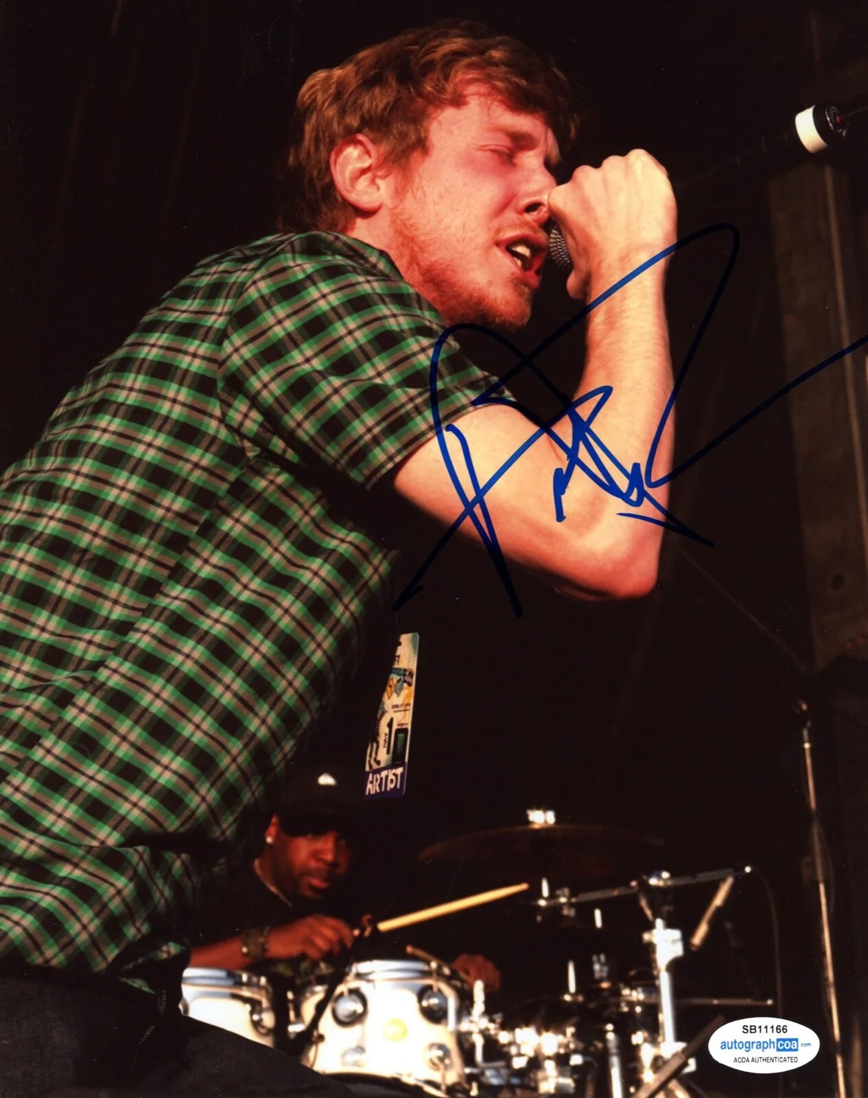 ASHER ROTH — Asher Roth signed Auto 8x10 Photo RAPPER Proof a EMINEM I Love College ACOA COA, изображение 3